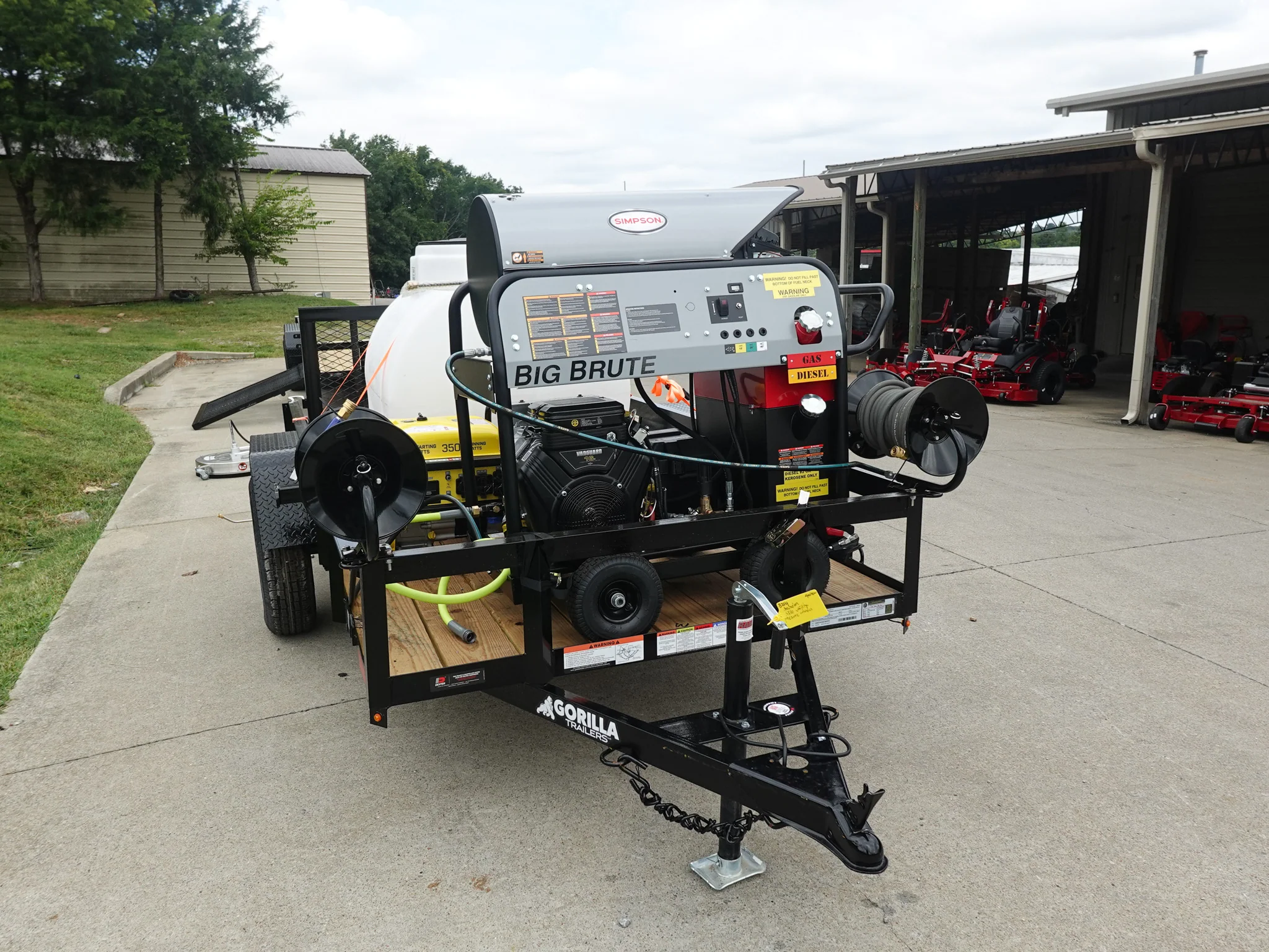 Hot Water Pressure Washer Trailer Bundle 4.0 GPM Simpson BB65108 - Image 5