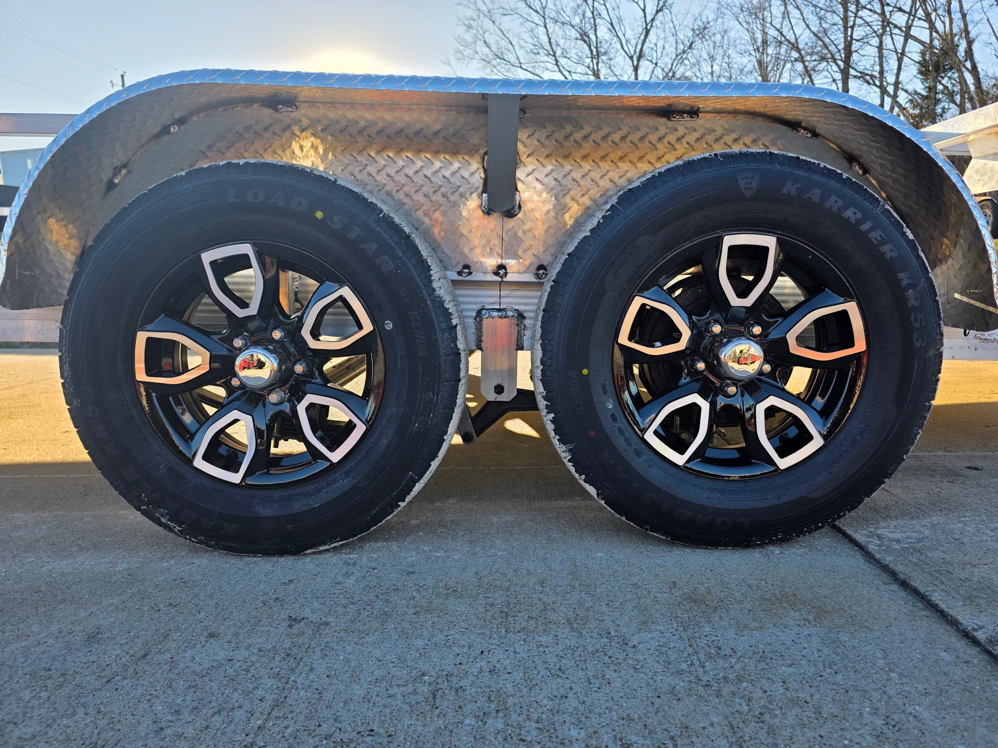 6.4' x 14' Tandem All Aluminum Utility Trailer Dual Axle Straight Deck 7K GVWR - Image 21