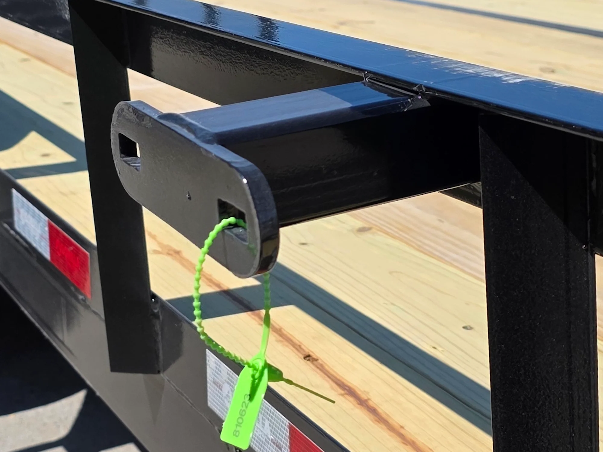 6'4" x 16 Utility Trailer Double Axle Straight Deck With Gate Powder Coated (2) 3500lb Axles - Image 19