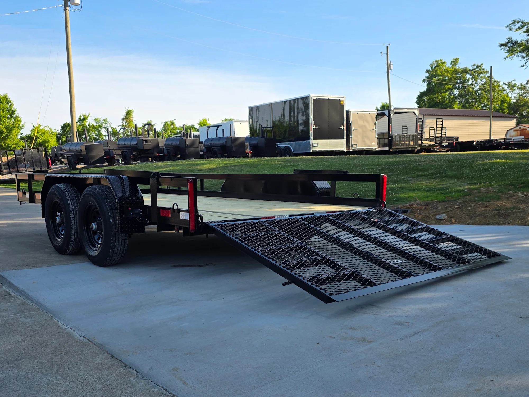 7' X 14' Straight Deck Heavy Duty Utility Trailer (2) 5,200lb Axles 10K GVWR - Image 11