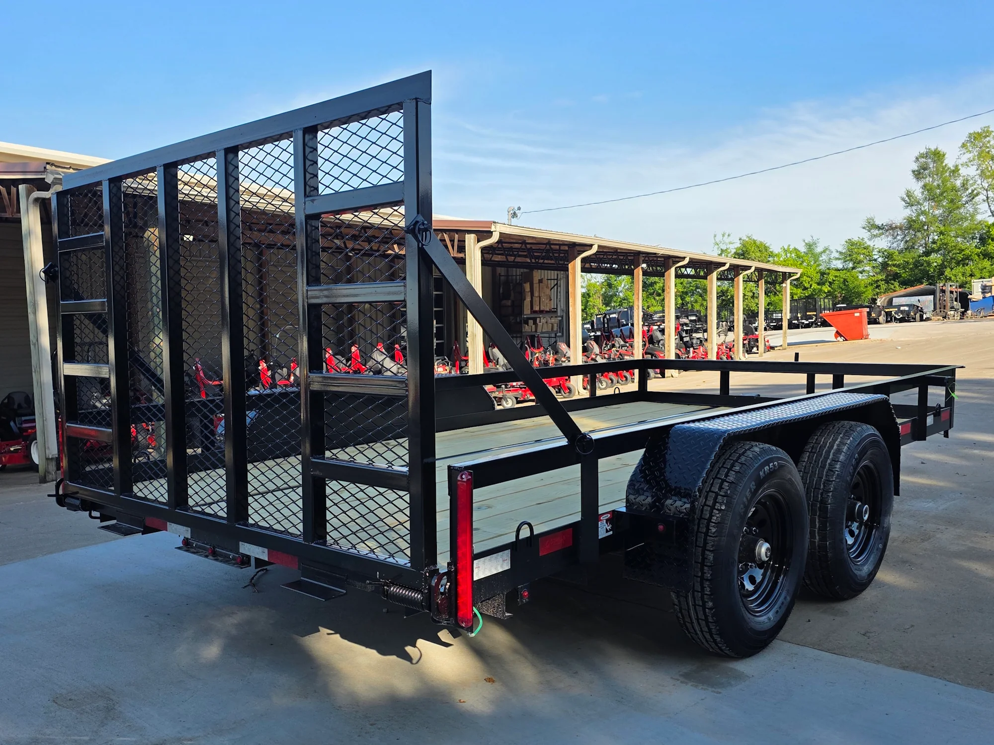 7' X 14' Straight Deck Heavy Duty Utility Trailer (2) 5,200lb Axles 10K GVWR - Image 5