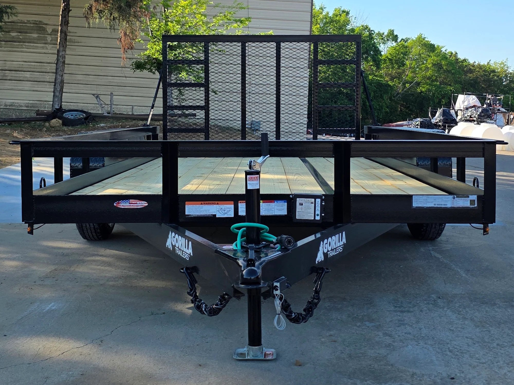 7' X 14' Straight Deck Heavy Duty Utility Trailer (2) 5,200lb Axles 10K GVWR - Image 8