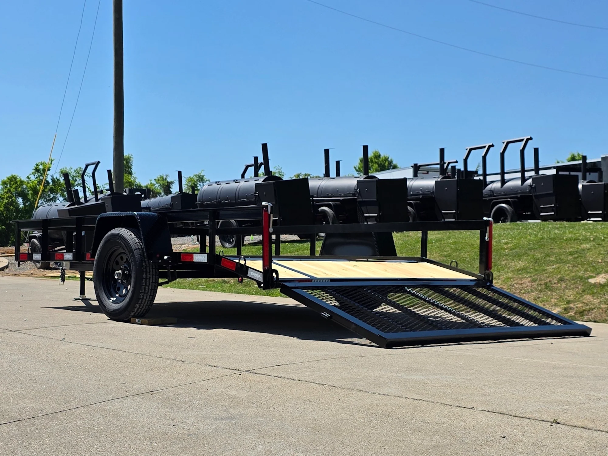 7x12 Dovetail Utility Trailer 3,500lb Axle - Image 11