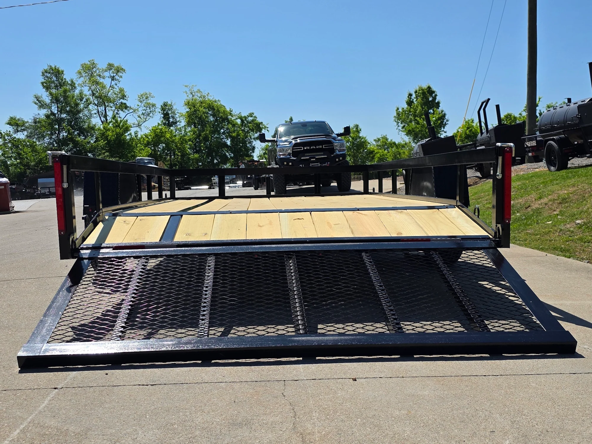 7x12 Dovetail Utility Trailer 3,500lb Axle - Image 12