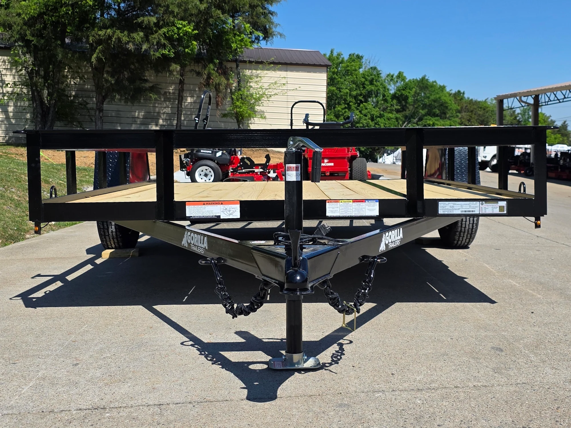 7x12 Dovetail Utility Trailer 3,500lb Axle - Image 16