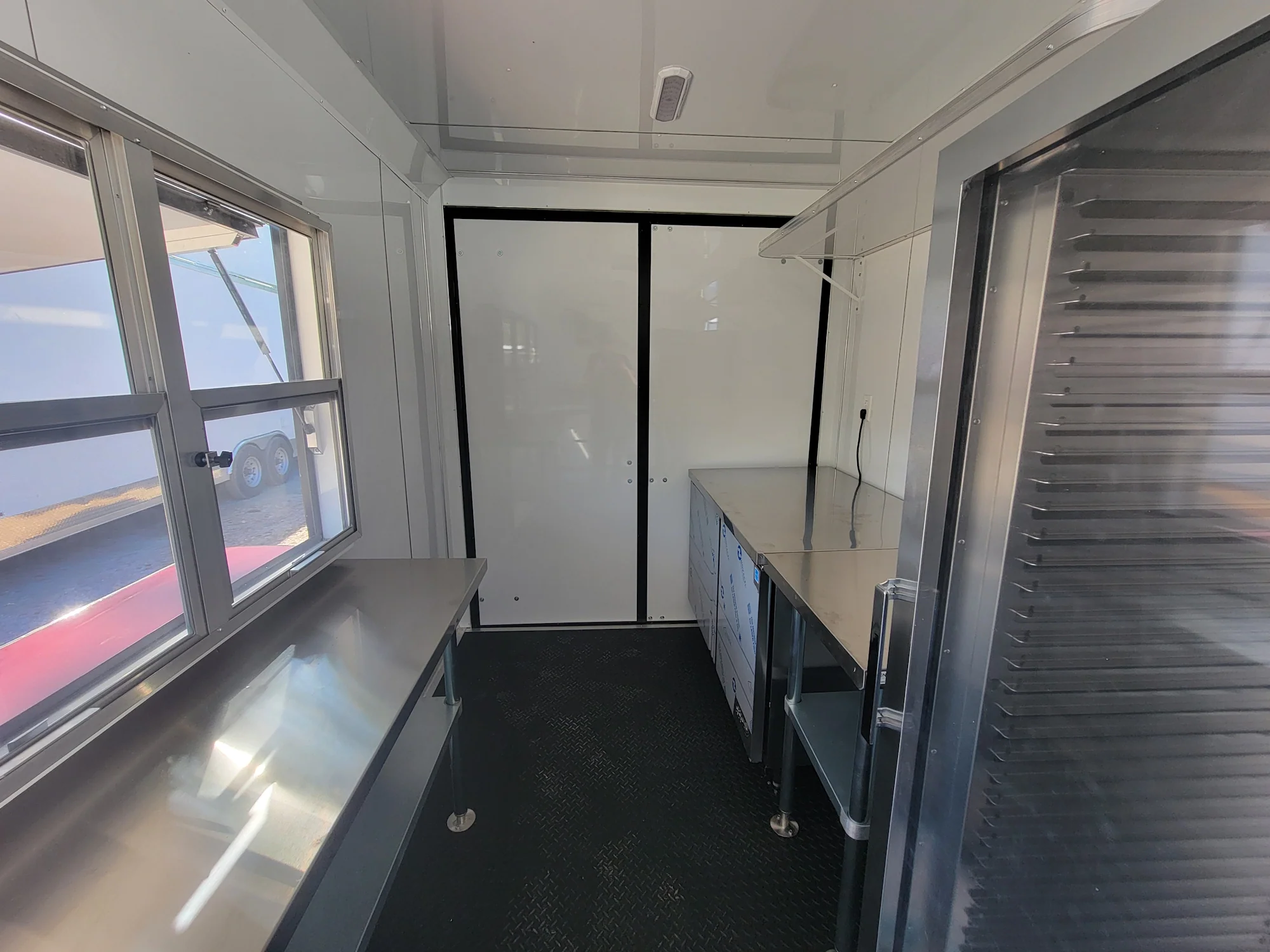 7' X 14' Concession Trailer Brandywine With Blackout Trim Food Event Catering - Image 9