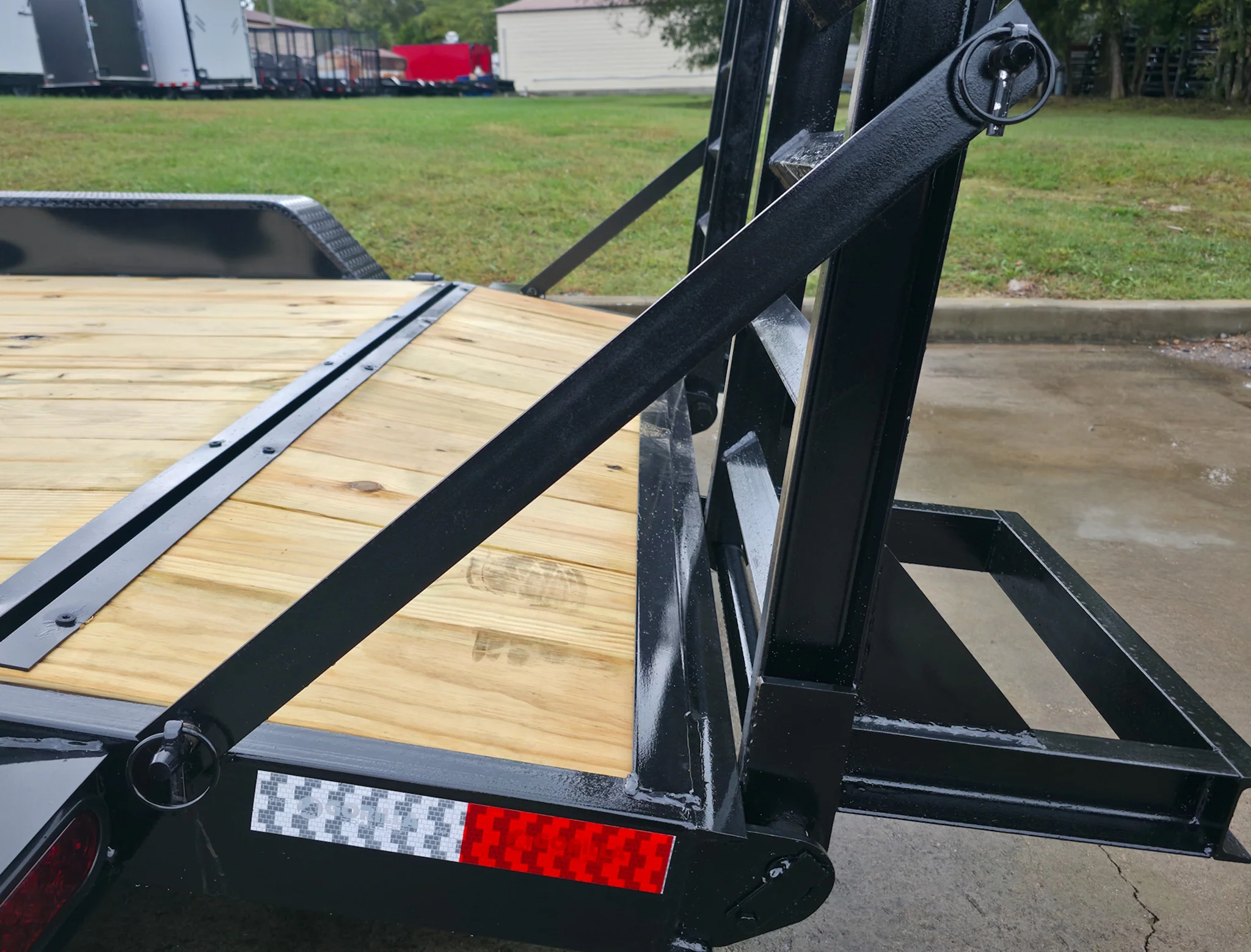 7x14 Equipment Trailer (2) 6000lb Axles with Stand-Up Ramps 12K GVWR - Image 18
