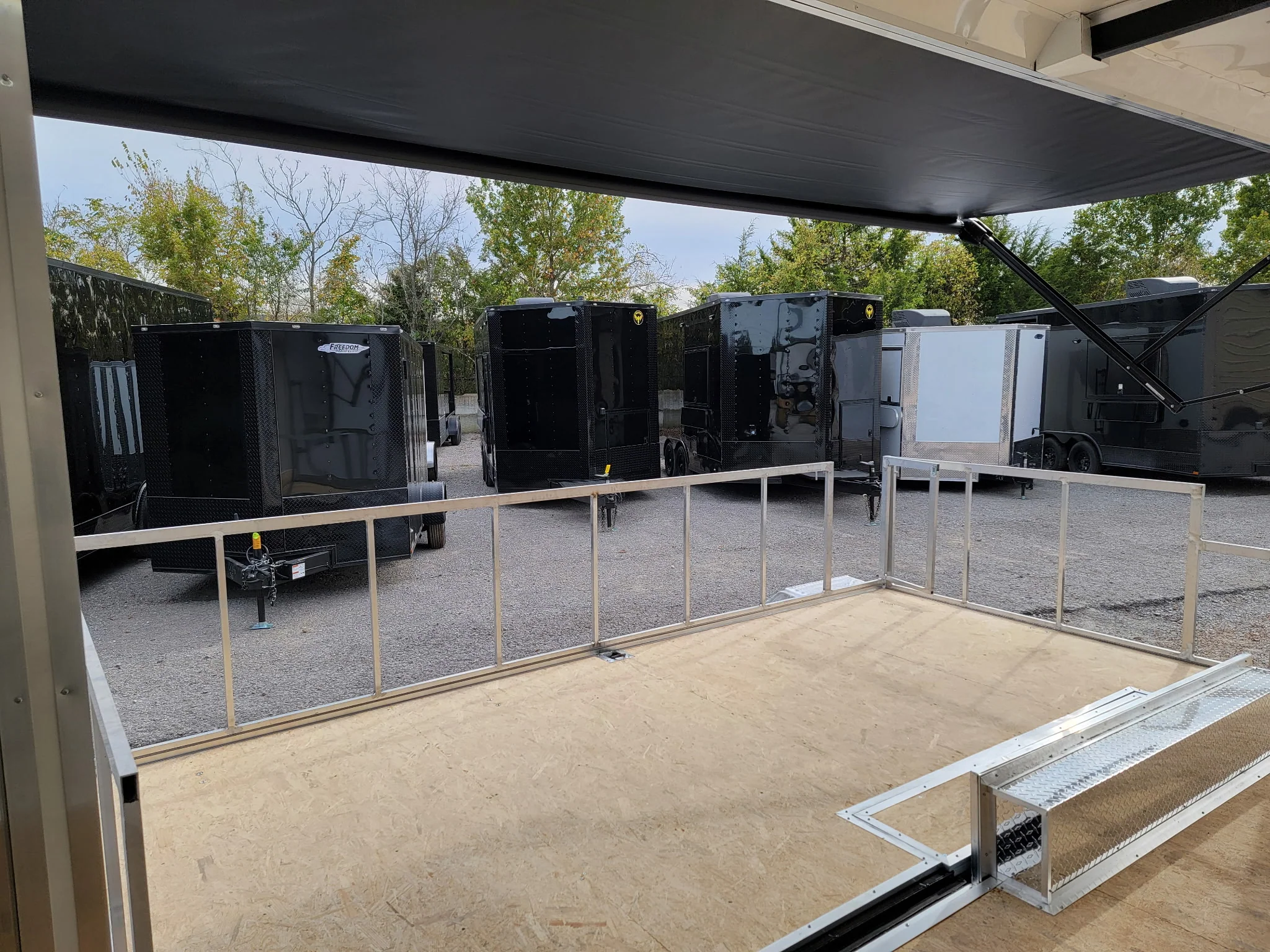 8.5' X 24' White Custom Stage Trailer Showcase Event Marketing - Image 21