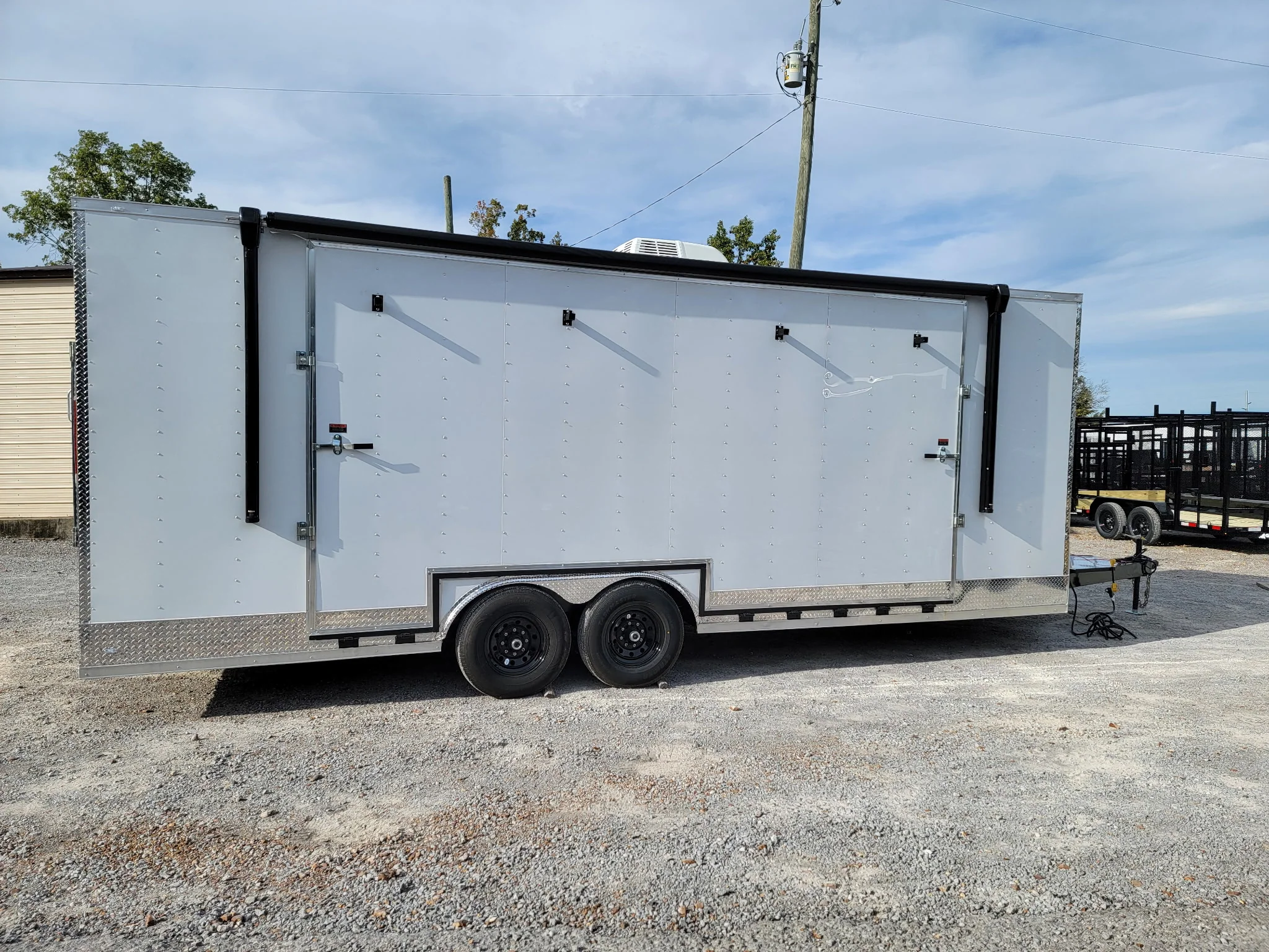 8.5' X 24' White Custom Stage Trailer Showcase Event Marketing - Image 32