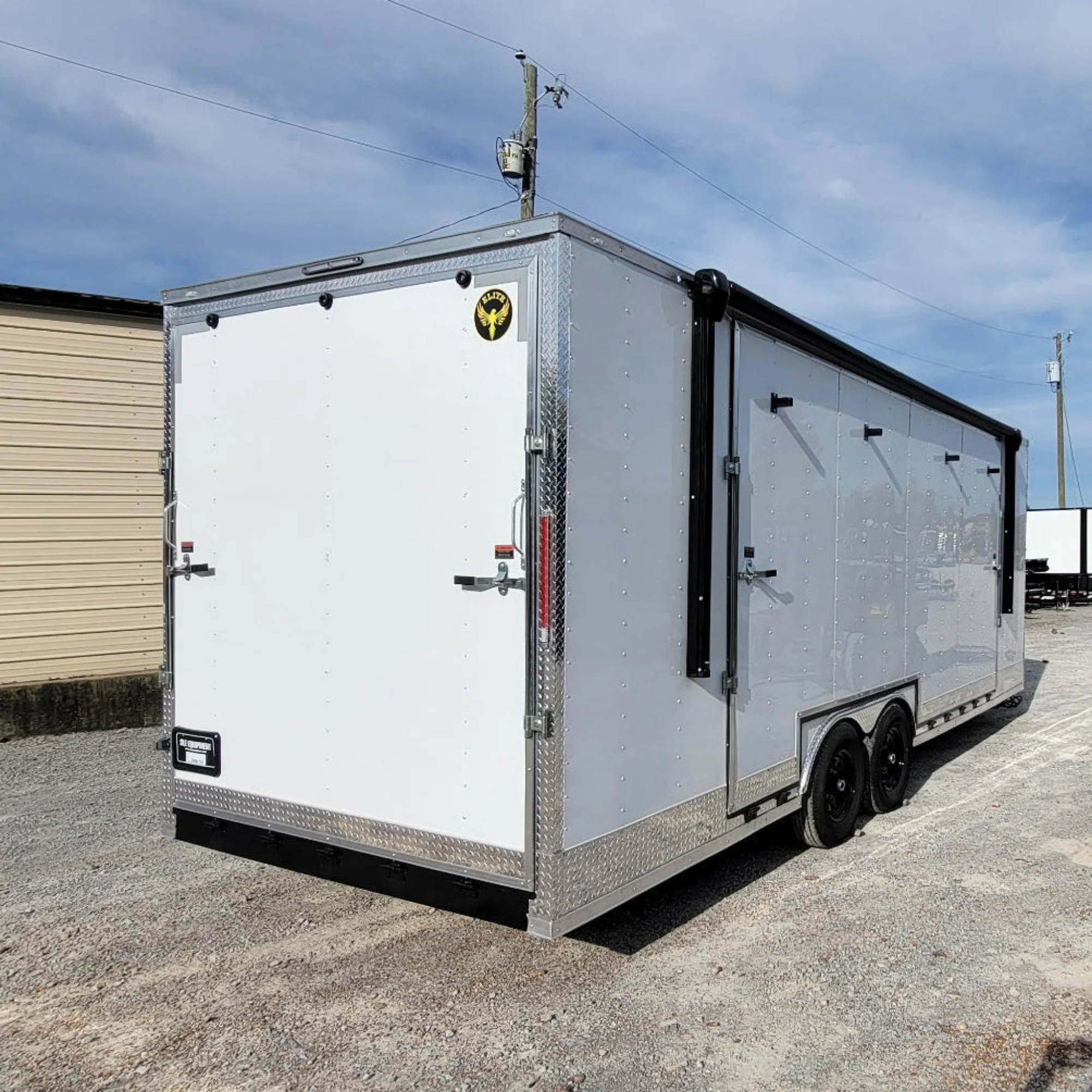 8.5' X 24' White Custom Stage Trailer Showcase Event Marketing - Image 33