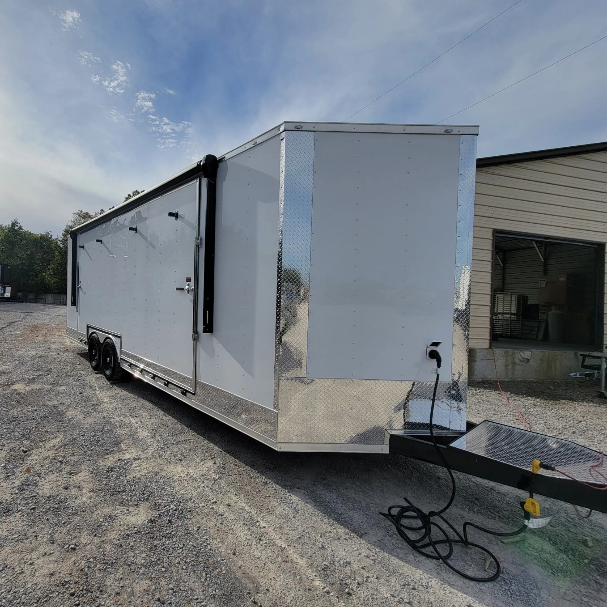 8.5' X 24' White Custom Stage Trailer Showcase Event Marketing - Image 37