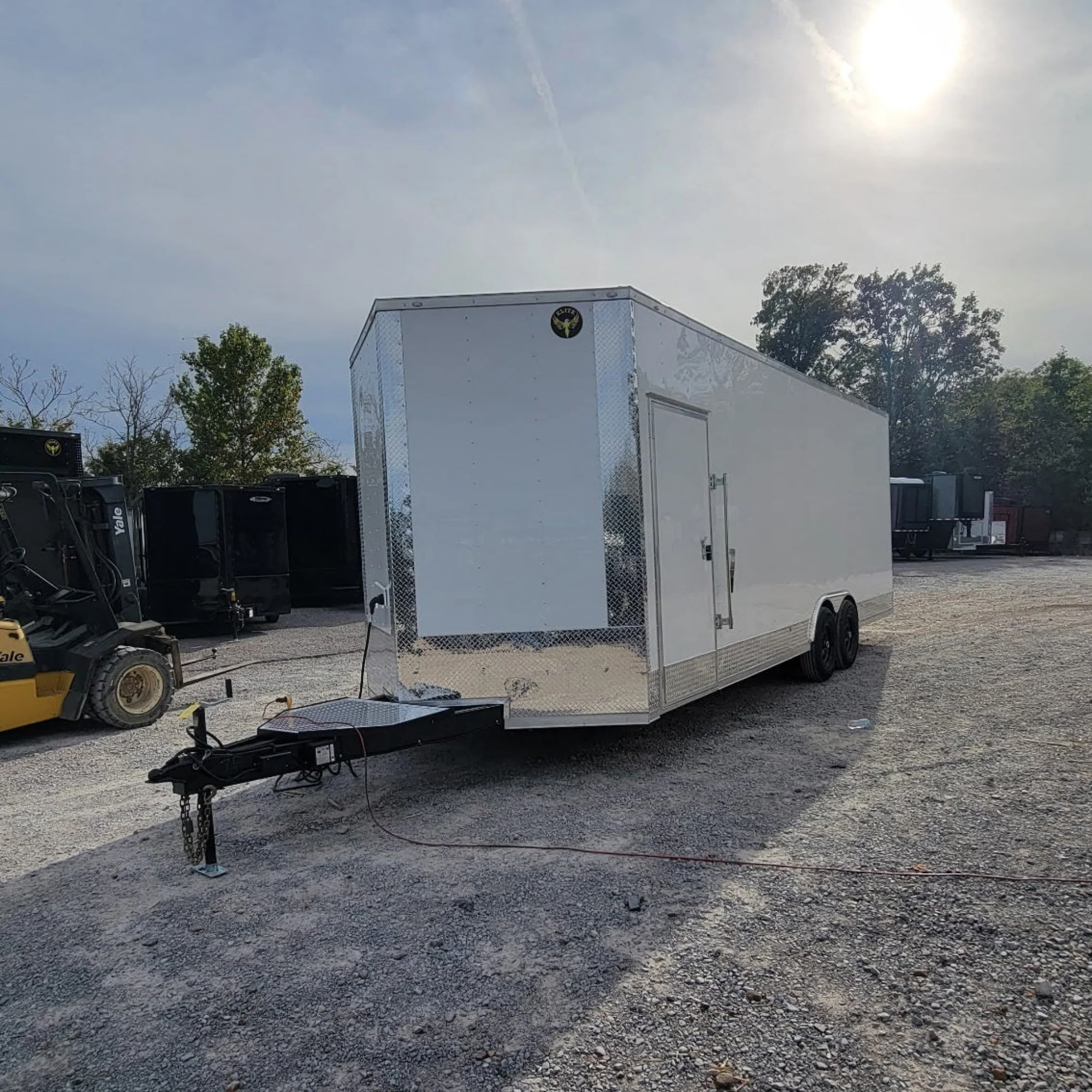 8.5' X 24' White Custom Stage Trailer Showcase Event Marketing - Image 7