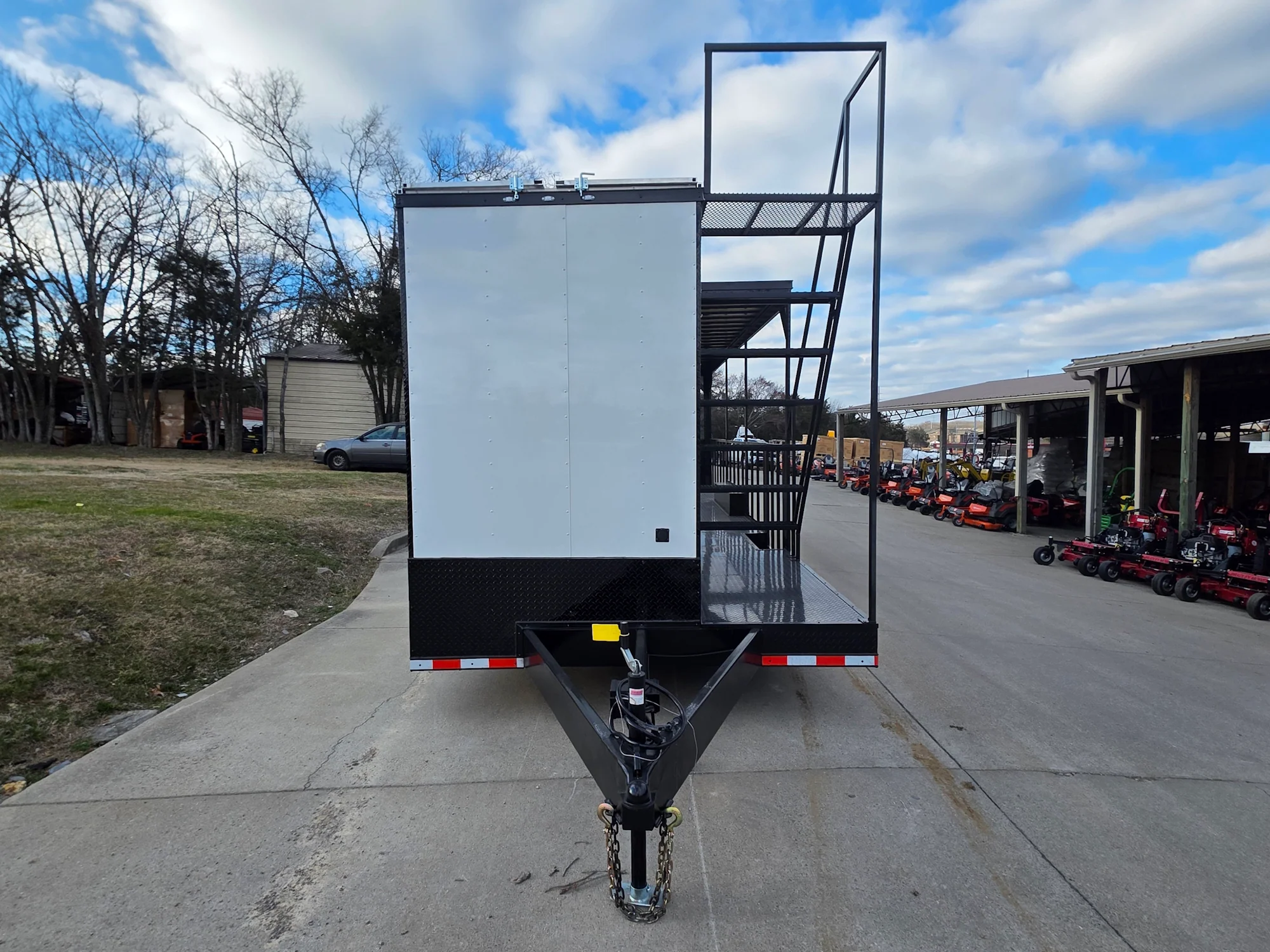 8.5' X 30' (White) Hybrid Custom Drone and Equipment Trailer Agricultural and Spray - Image 2