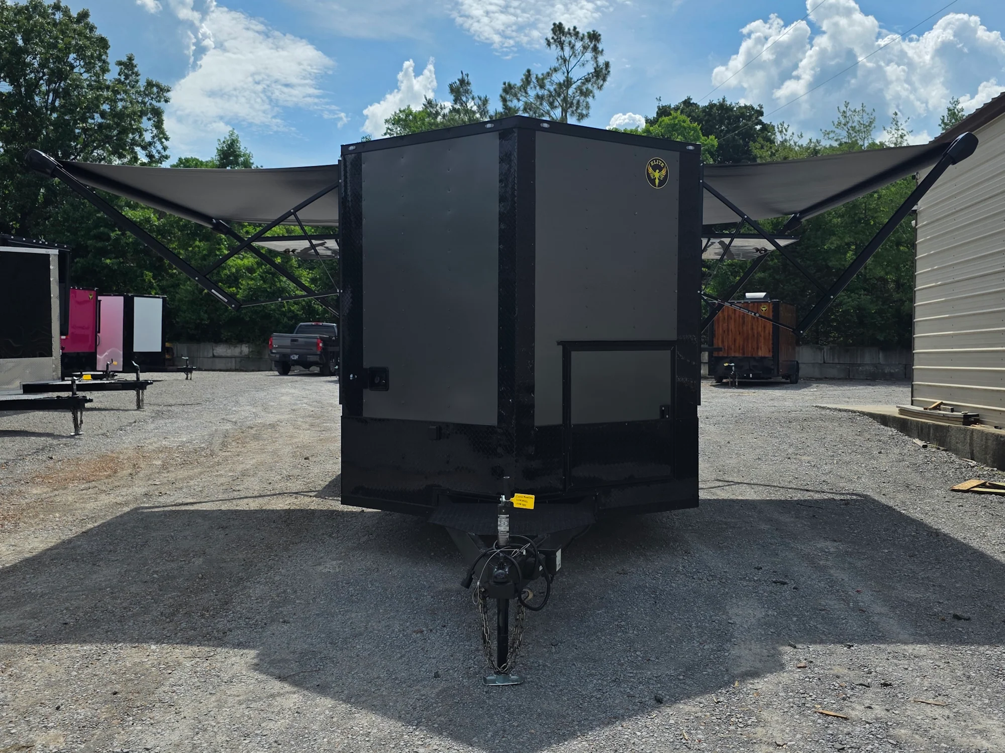 8.5' X 16' Charcoal Gray With Black Out Trim Food Event Catering and Vending - Image 3