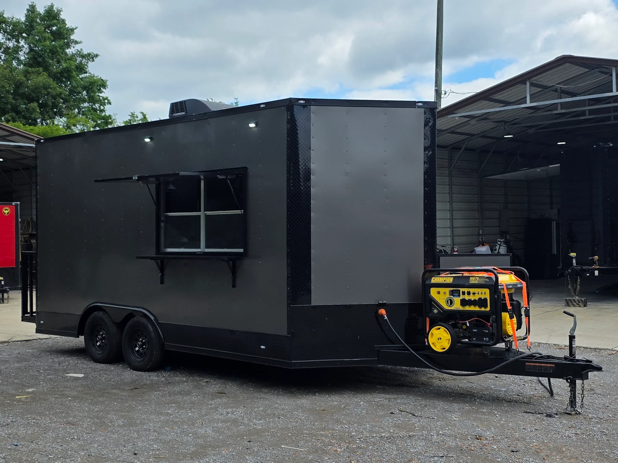 8.5' x 16' Mobile Food Vending Concession Trailer - Image 2