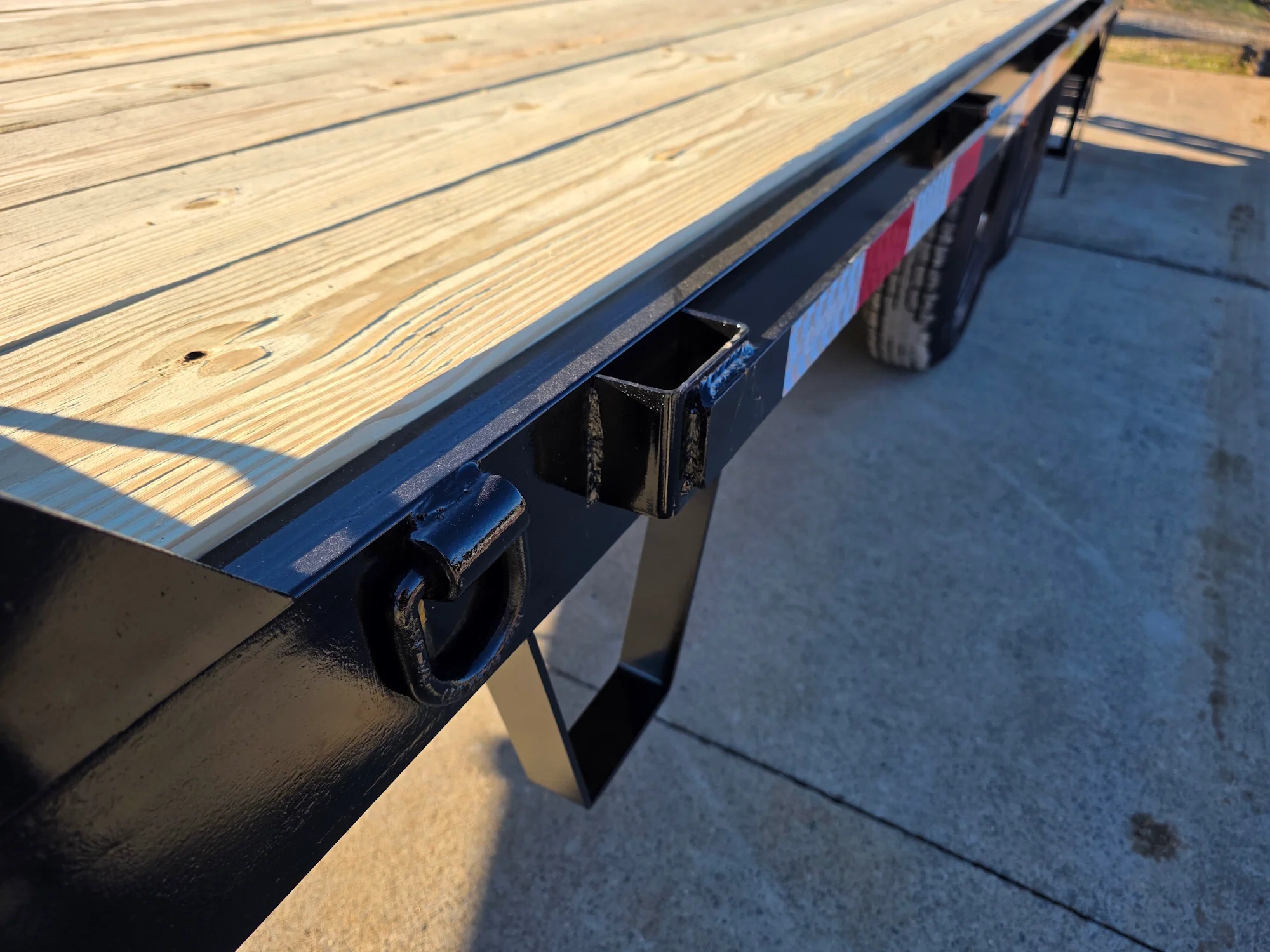8.5x16 I-Beam Deckover Trailer (2) 7K Axles Stand-Up Ramps 14K GVWR - Image 22