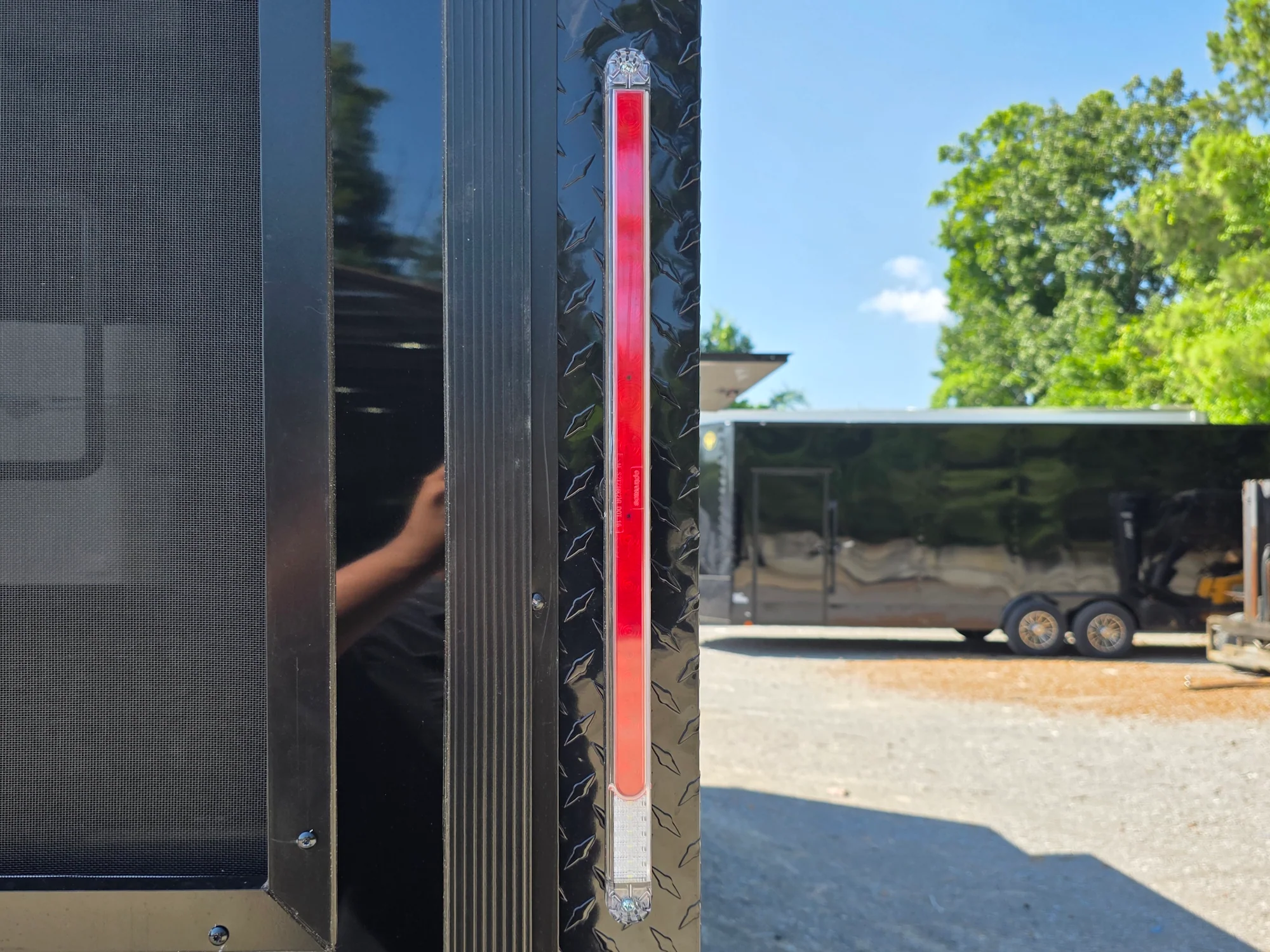 8.5' X 20' Concession Trailer Black with Blackout  BBQ Event Catering W/ 6' Screened Porch - Image 39