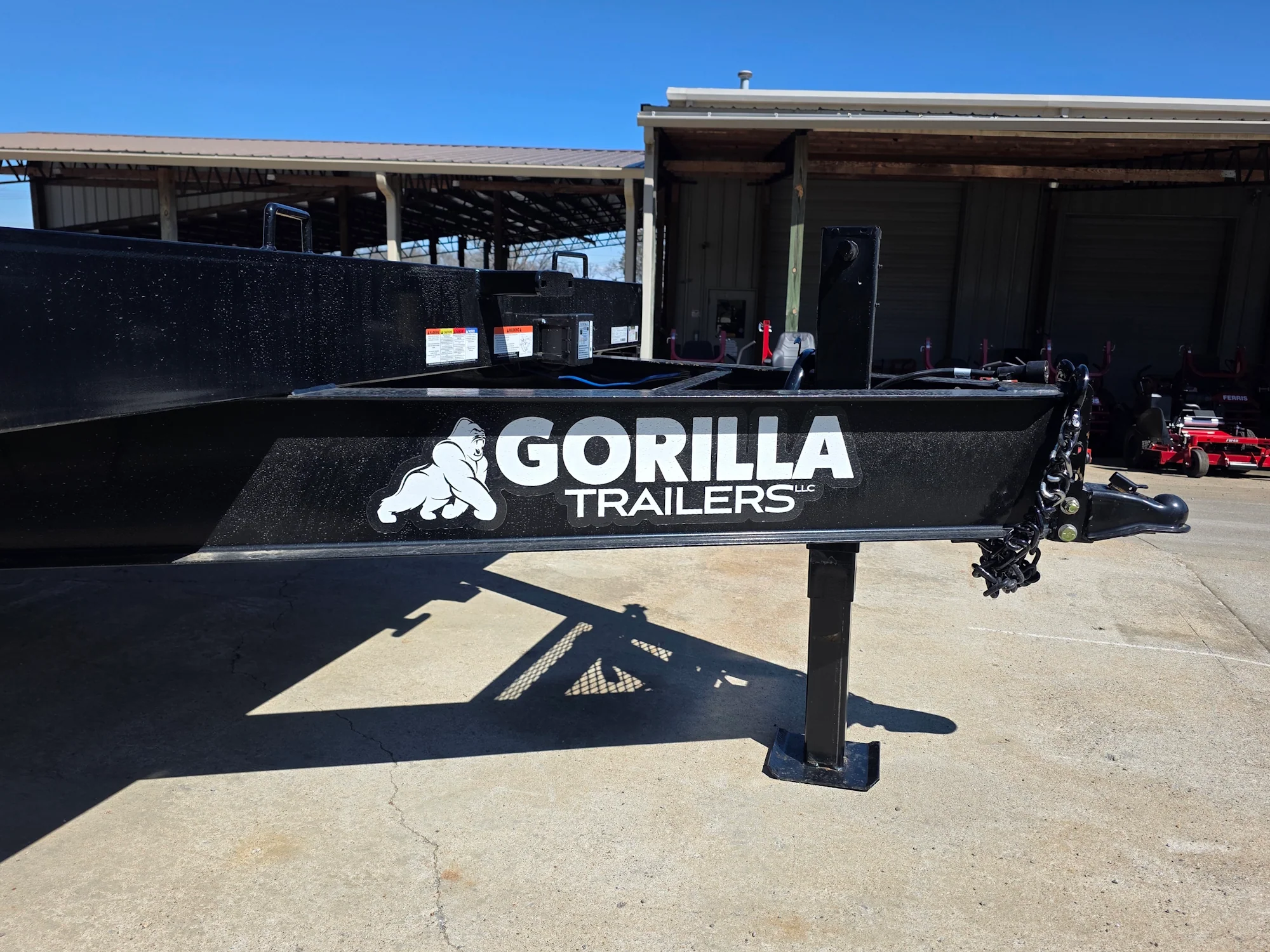 8.5x20 I Beam Deck over Dovetail Equipment Trailer 2-7k Axles with King Kong Ramps - Image 18
