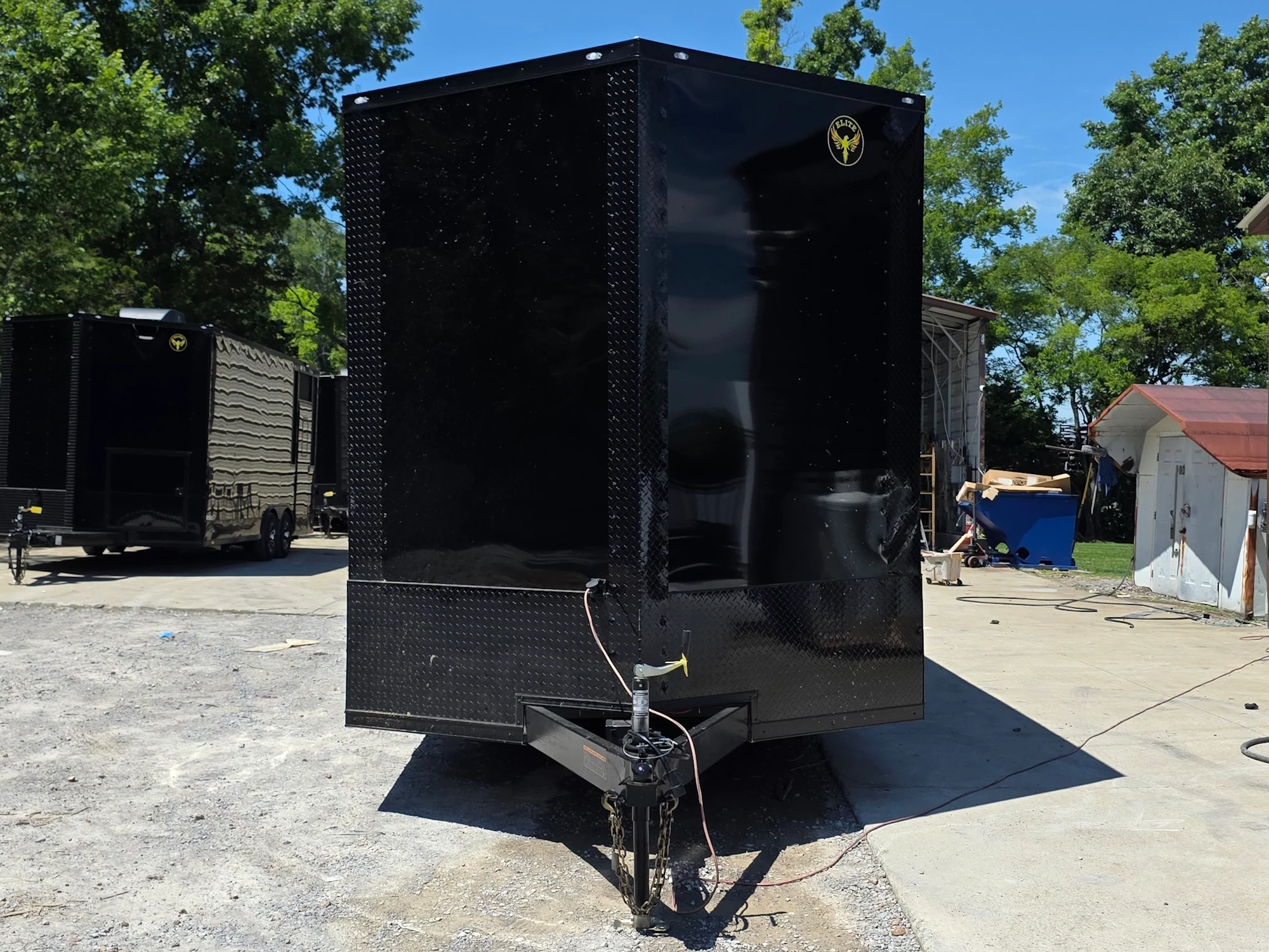 8.5' X 24' Black Custom Stage and Marketing Showcase Enclosed Trailer - Image 12