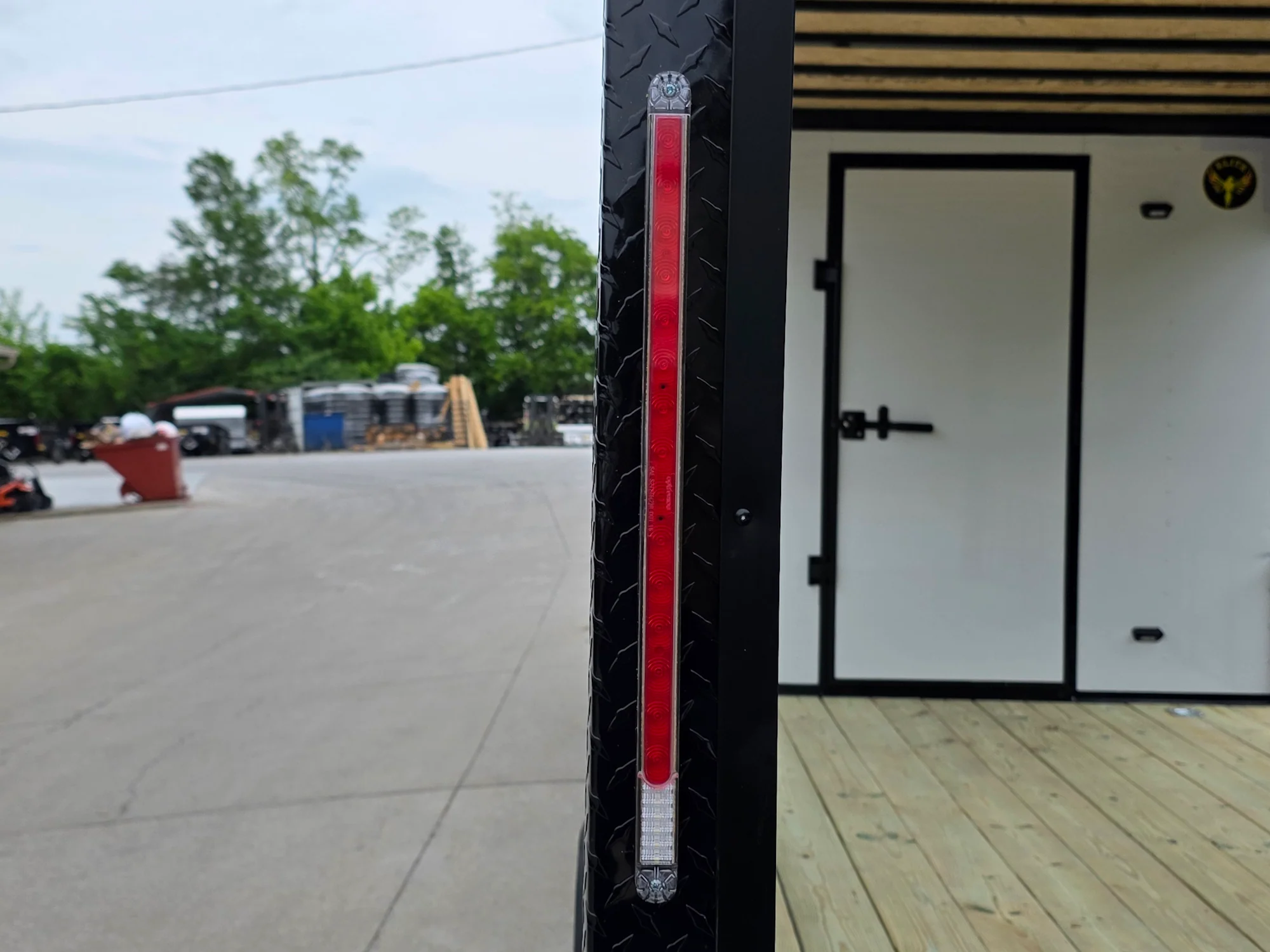 8.5'X24' White Hybrid Enclosed Trailer W/ Roof Covered Deck and Gen box (2)7,000lb Axles - Image 35