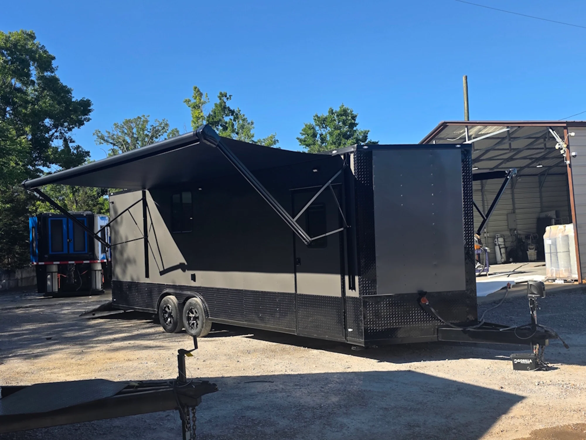 8.5' X 24' Custom Enclosed Trailer Office and Mobile Command Center