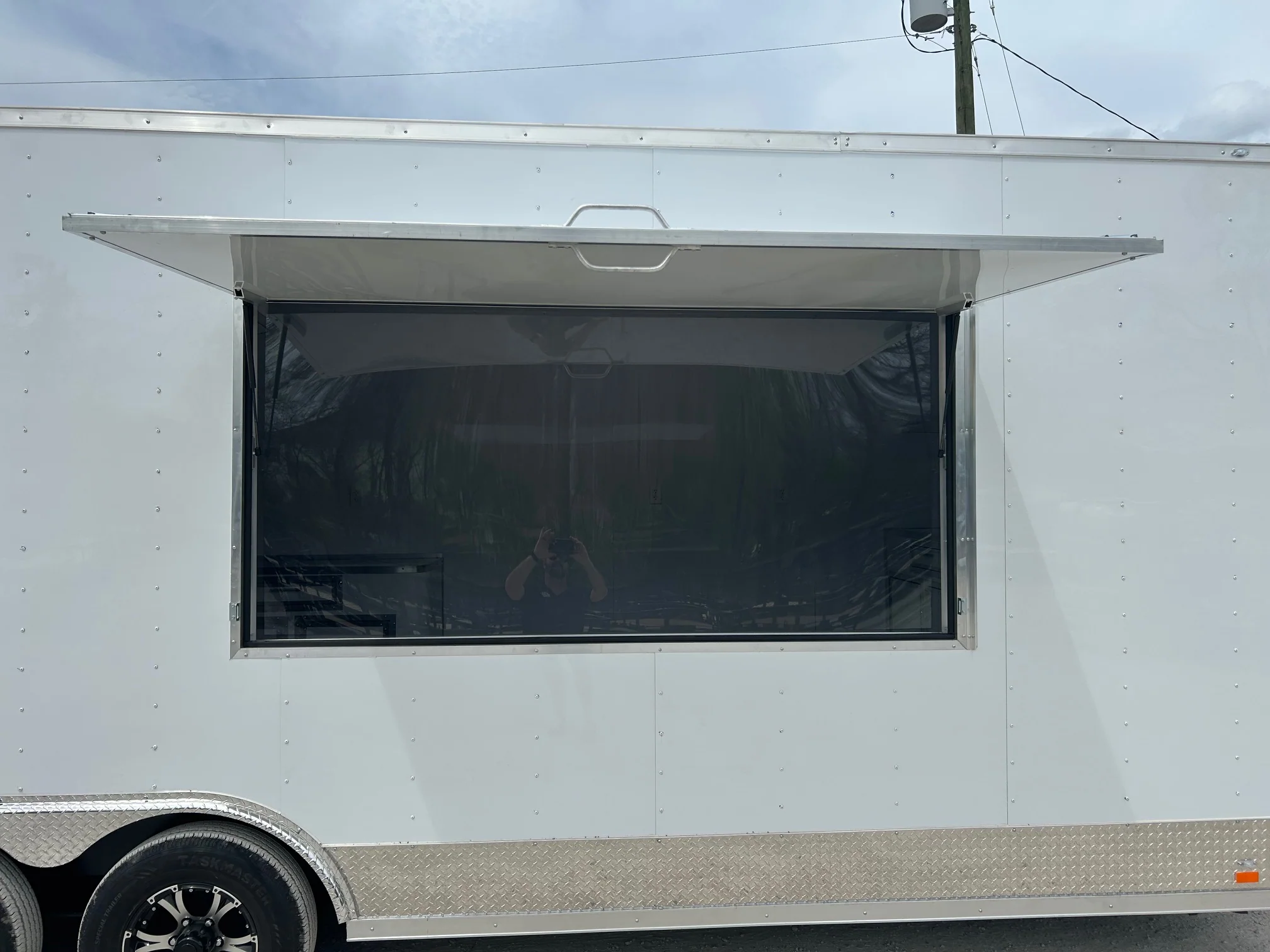 8.5' X 24' White Custom Office and Marketing Concession Trailer - Image 11