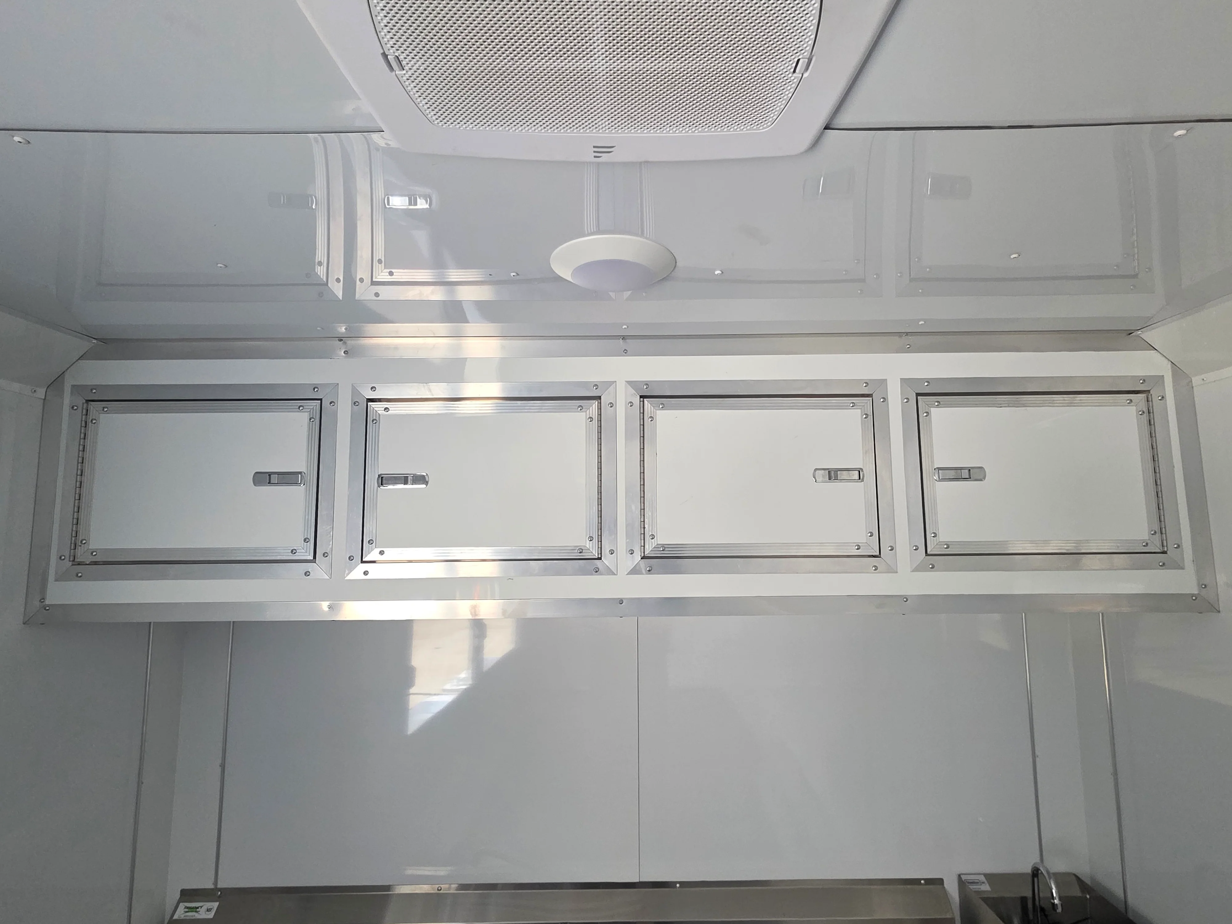 8.5' X 24' White Concession Trailer Food Event Catering and Vending W/ 36" Roof Marquee - Image 23