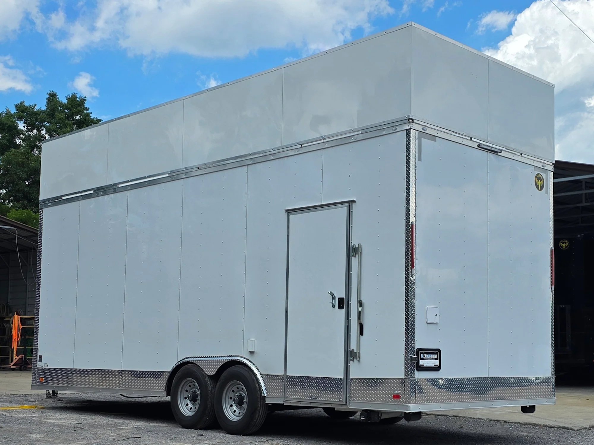 8.5' X 24' White Concession Trailer Food Event Catering and Vending W/ 36" Roof Marquee - Image 6