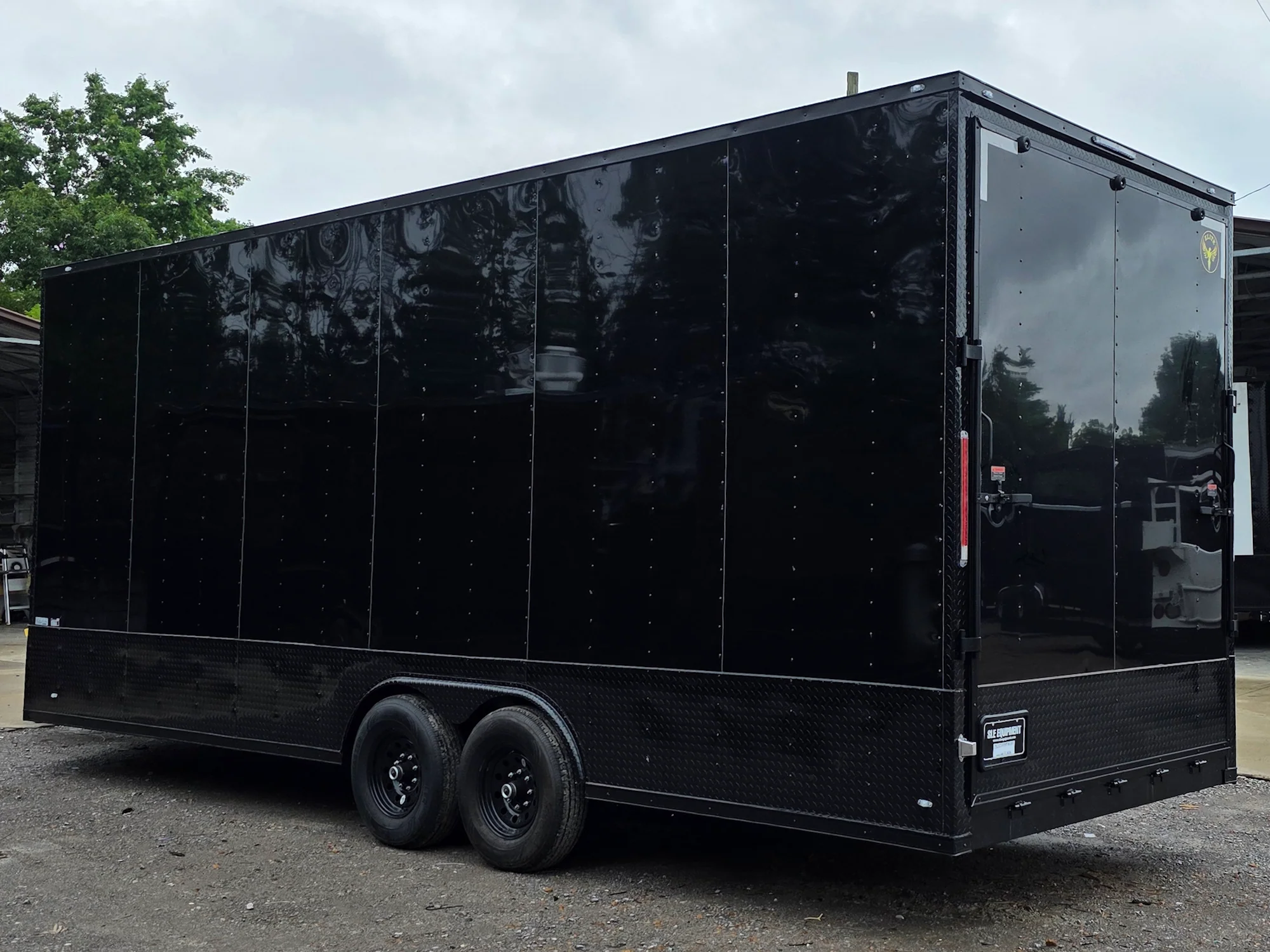 8.5'x24' Black Custom Event Stage Trailer w/ 16' Fold-Down Stage - Image 13