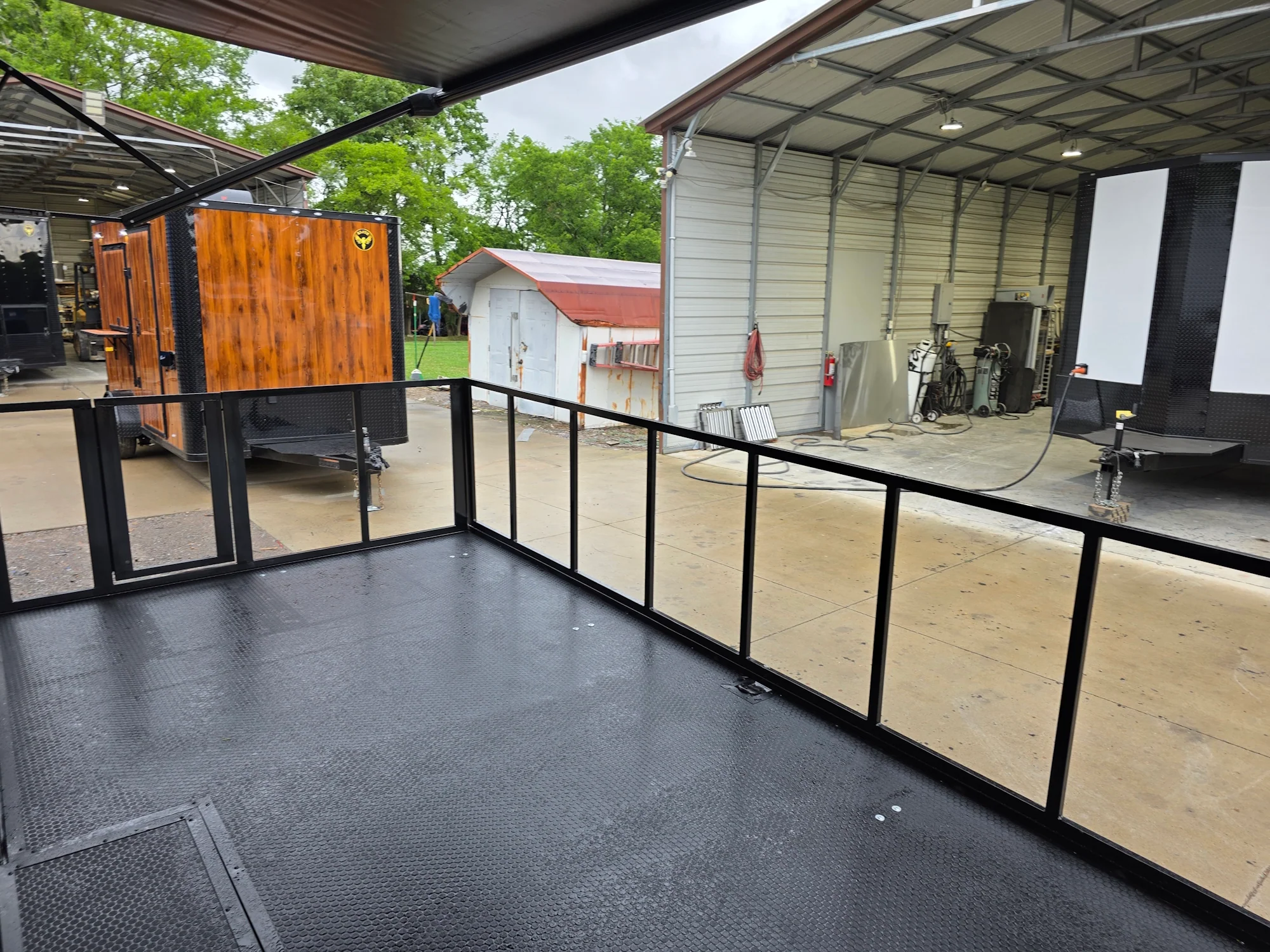 8.5'x24' Black Custom Event Stage Trailer w/ 16' Fold-Down Stage - Image 26