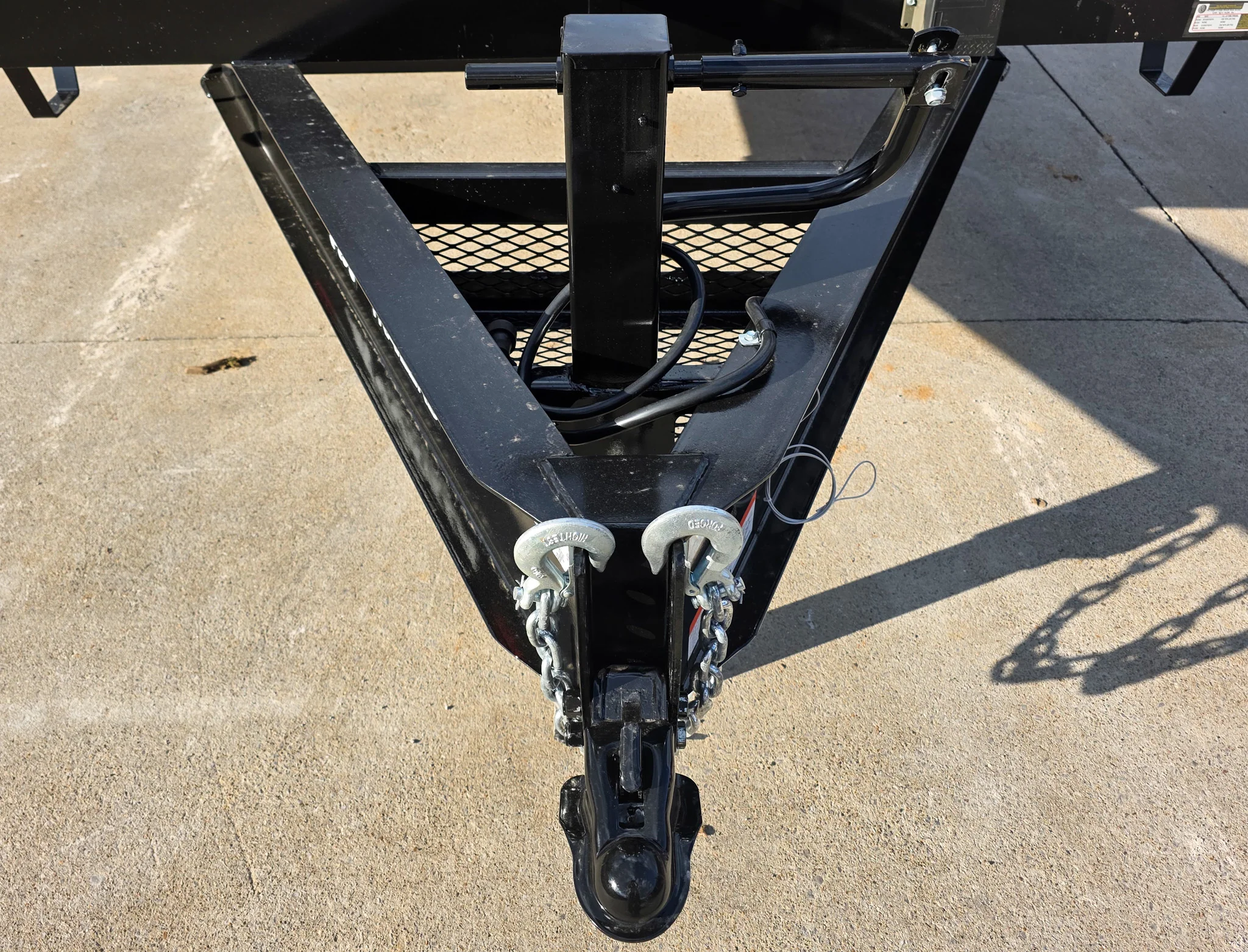 8.5x30 IBeam Deckover Trailer Dovetail (2) 7K Axles King Kong Ramps 14k GVWR - Image 14