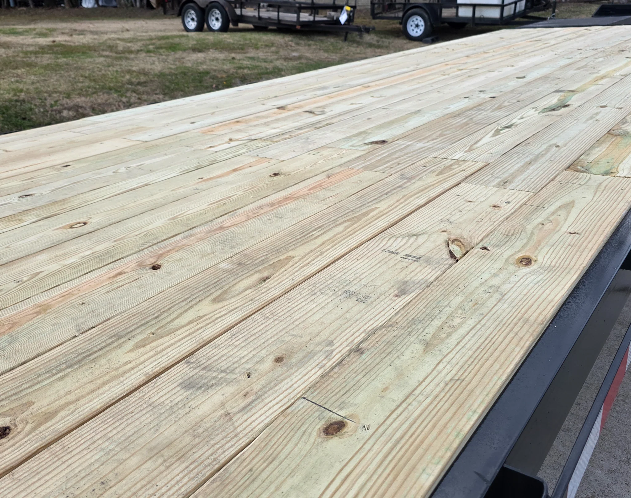 8.5x30 IBeam Deckover Trailer Dovetail (2) 7K Axles King Kong Ramps 14k GVWR - Image 19