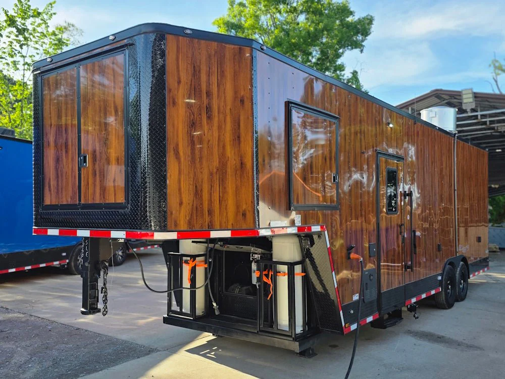 8.5’ X 32’ Woodgrain Gooseneck Concession Mobile Business Trailer Fully Loaded Premium Build - Image 10