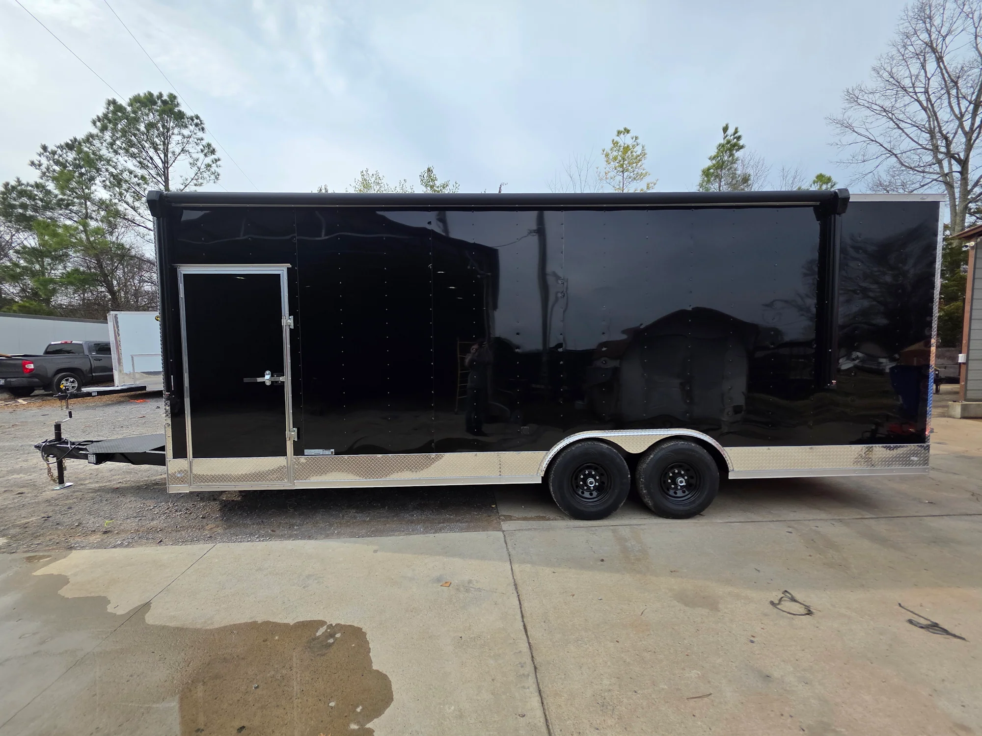 8.5' x 24' Custom Black Stage Event Trailer w/ 16' Stage - Image 4