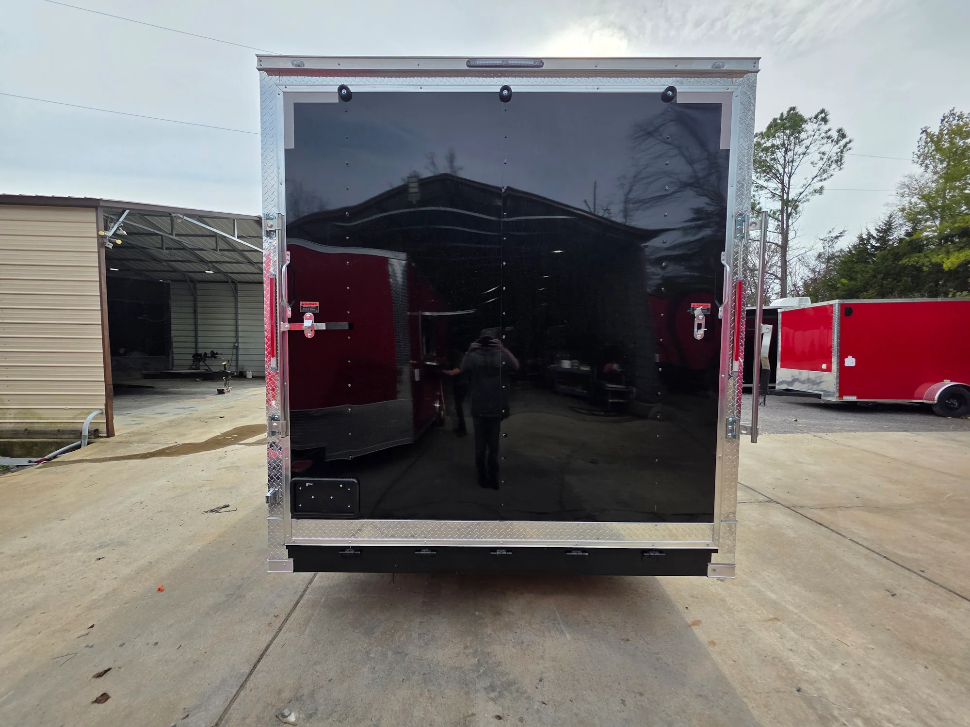 8.5' x 24' Custom Black Stage Event Trailer w/ 16' Stage - Image 7