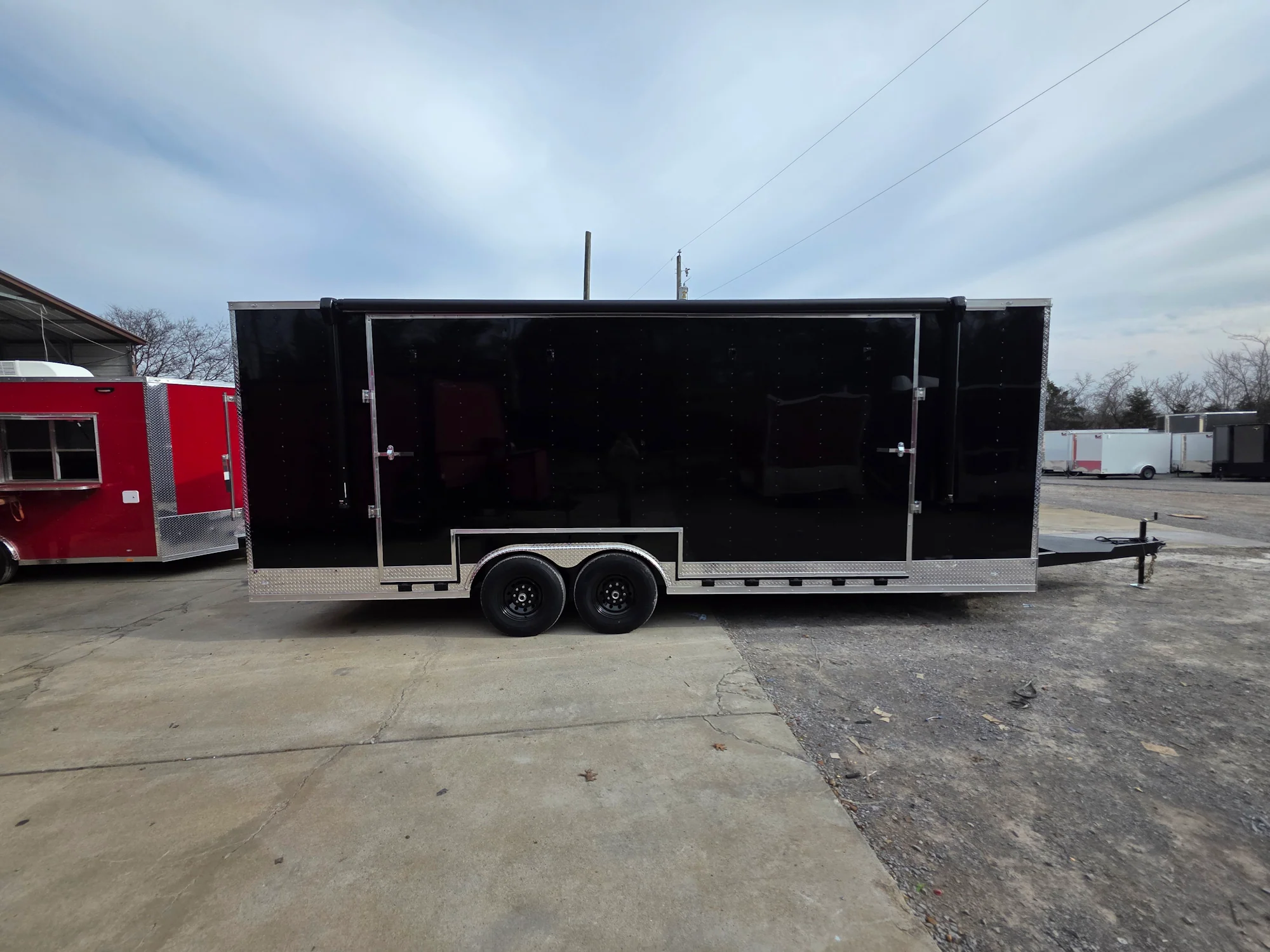 8.5' x 24' Custom Black Stage Event Trailer w/ 16' Stage - Image 9