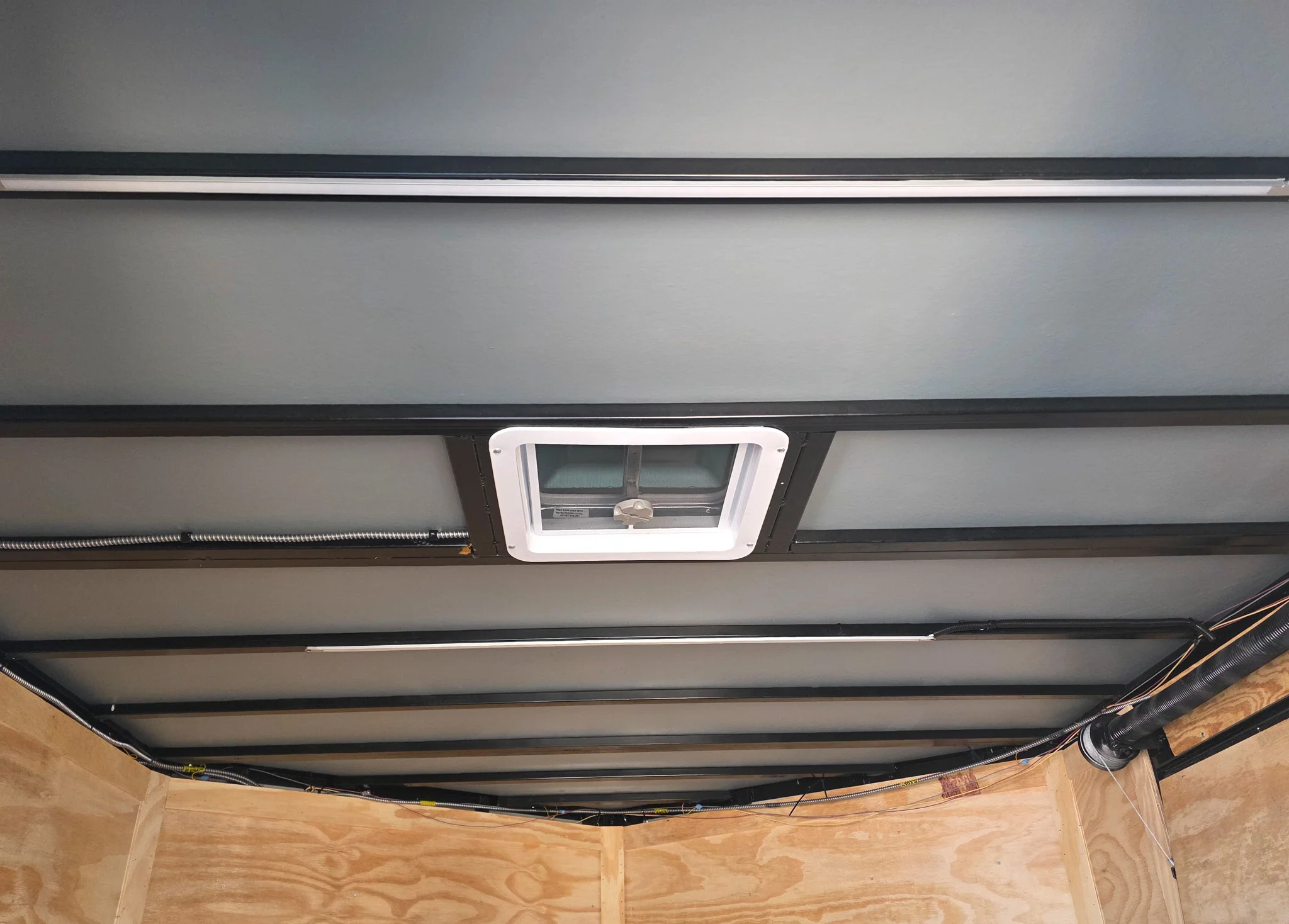 8.5'X24' Charcoal Enclosed Trailer Hybrid Roof Platform and Equipment Hauler (2) 8000lb Axle - Image 29