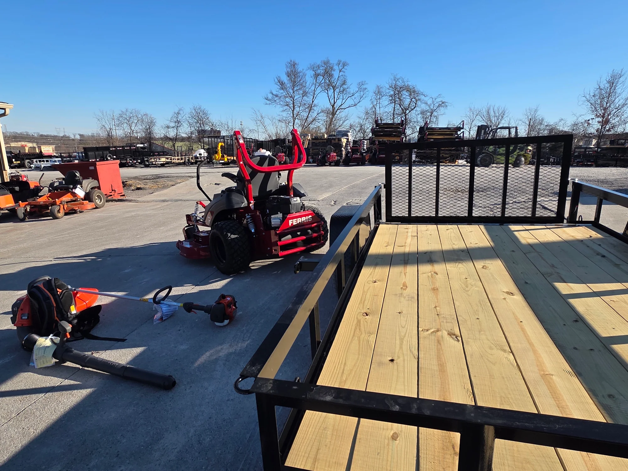 Ferris 5902075 60" ISX800 Zero Turn Mower Util Trailer Handhelds Bundle - Image 11