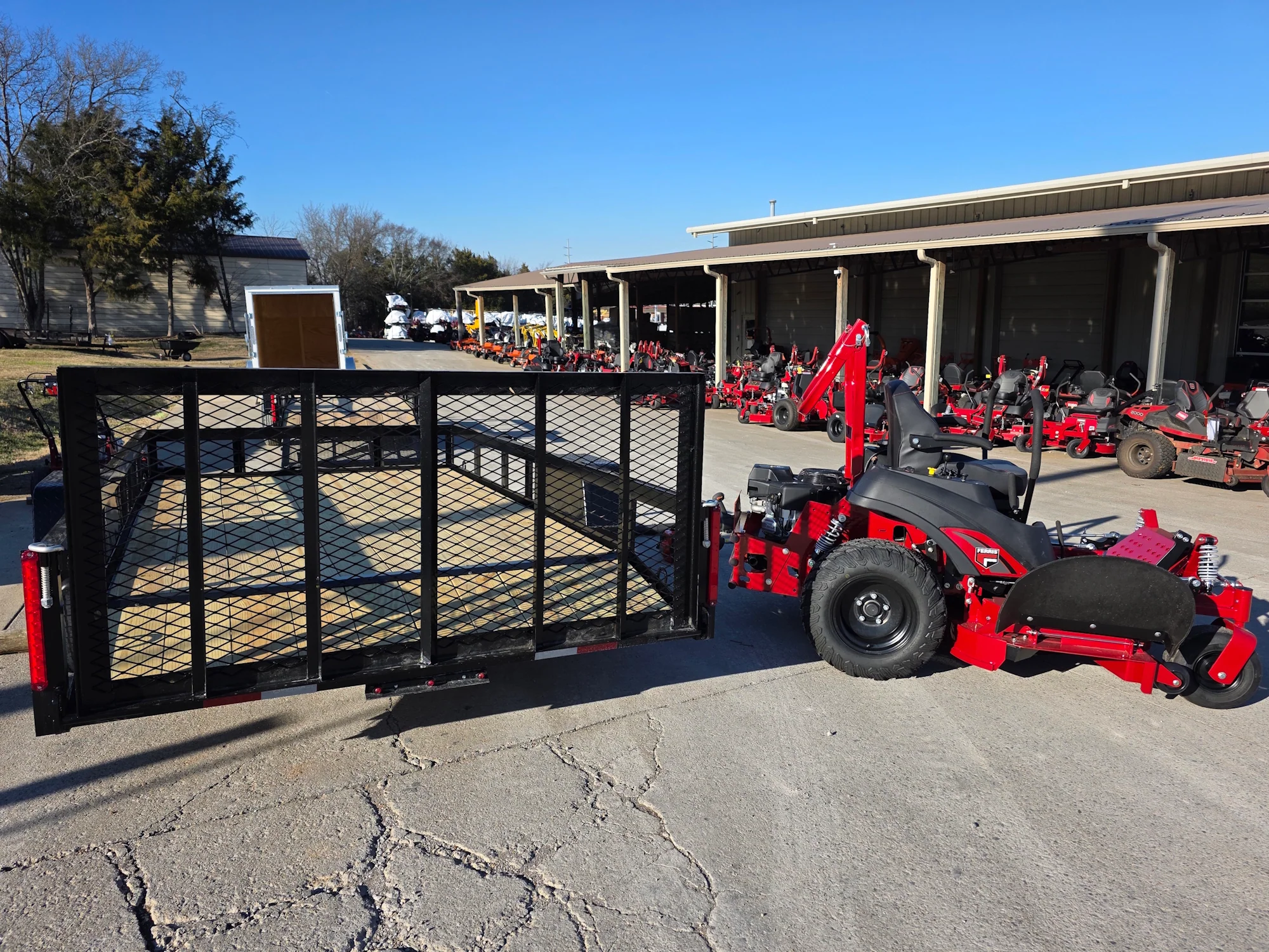 Ferris 5902075 60" ISX800 Zero Turn Mower Util Trailer Handhelds Bundle - Image 8