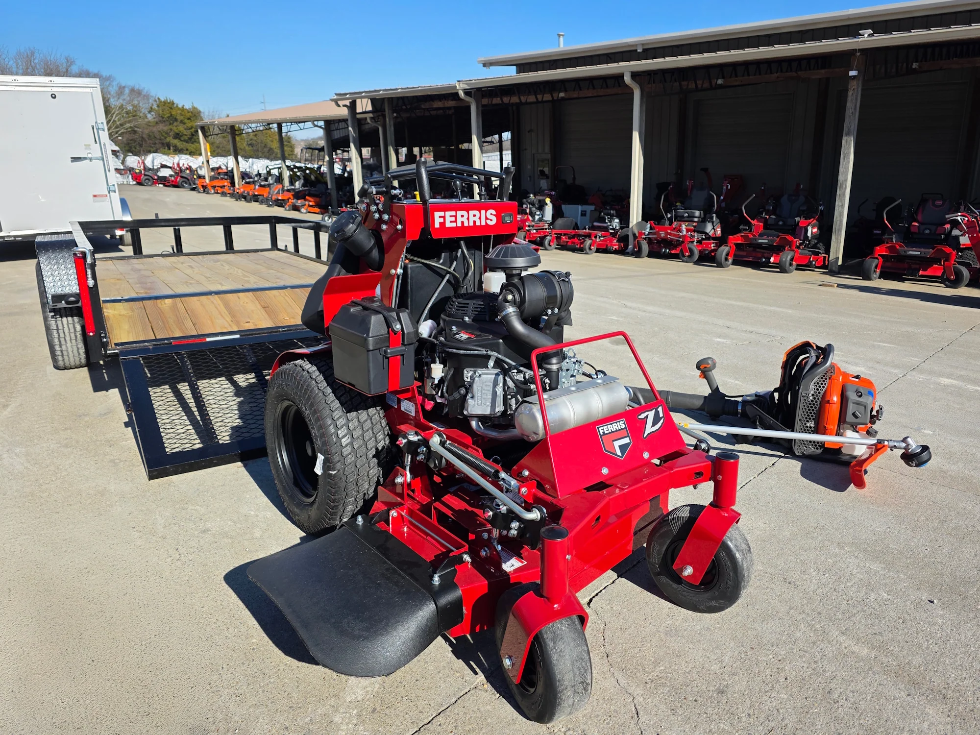 Ferris SRS Z1 5901939 36" Stand-On Mower Handhelds Util Trailer Bundle - Image 10