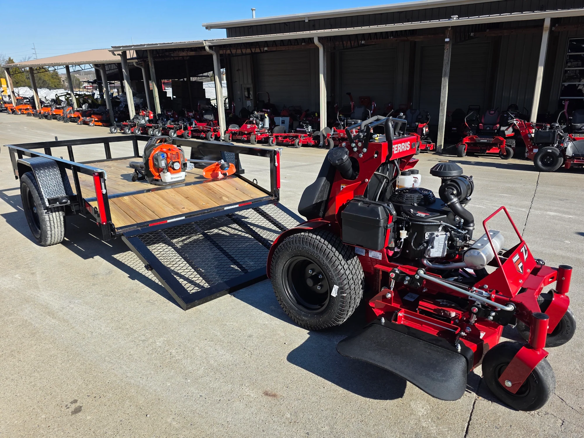 Ferris SRS Z1 5901939 36" Stand-On Mower Handhelds Util Trailer Bundle - Image 8