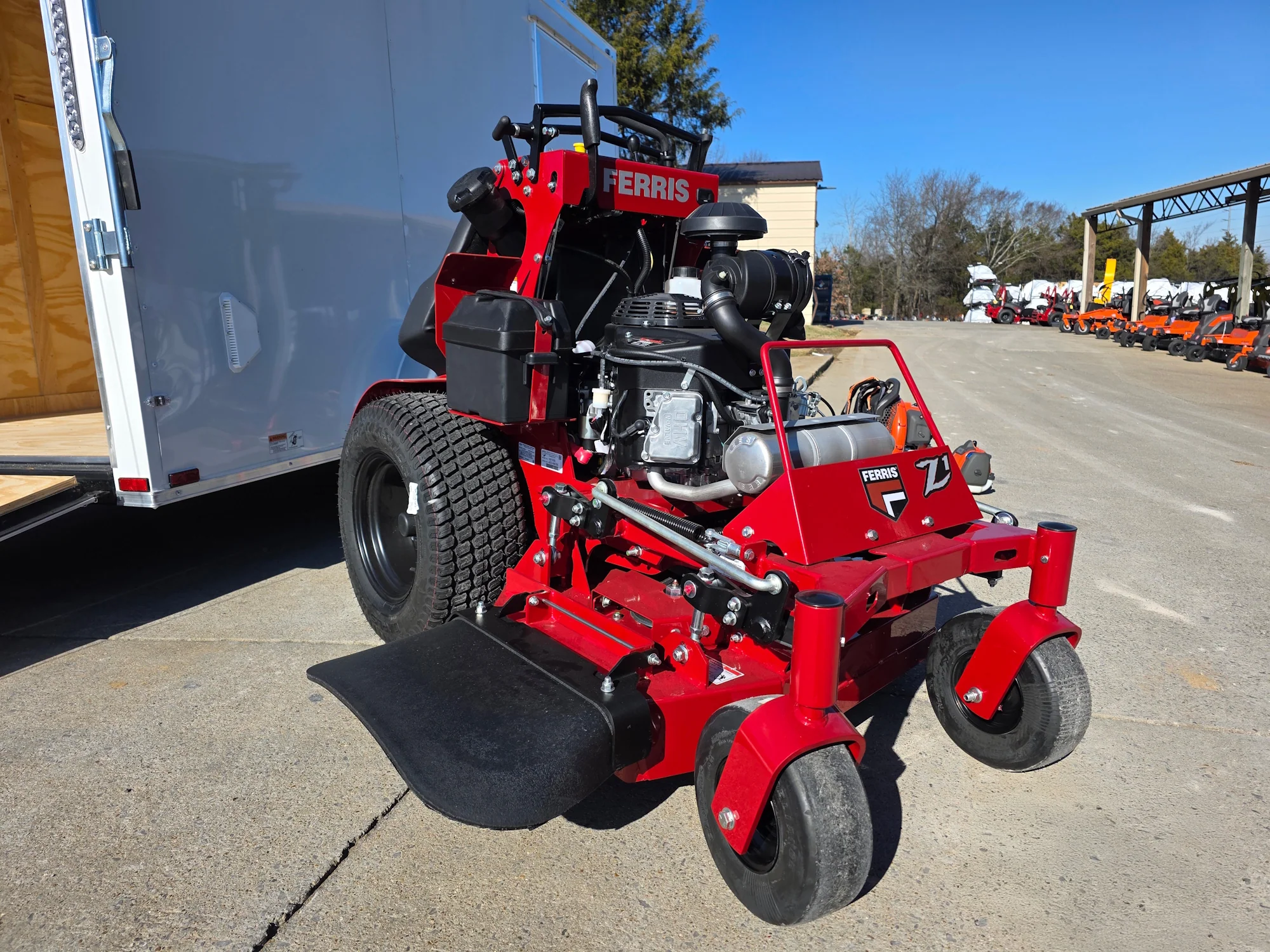 Ferris SRS Z1 36" 19HP 5901939 Kawasaki Stand-On Mower Handhelds Enclosed Trailer Bundle - Image 10