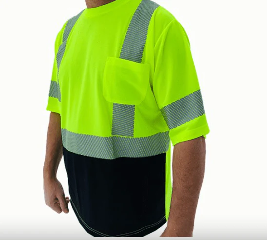 Forester C3SBB - XL Size Hi-Vis Black Bottom Class 3 Reflective Safety T-Shirt