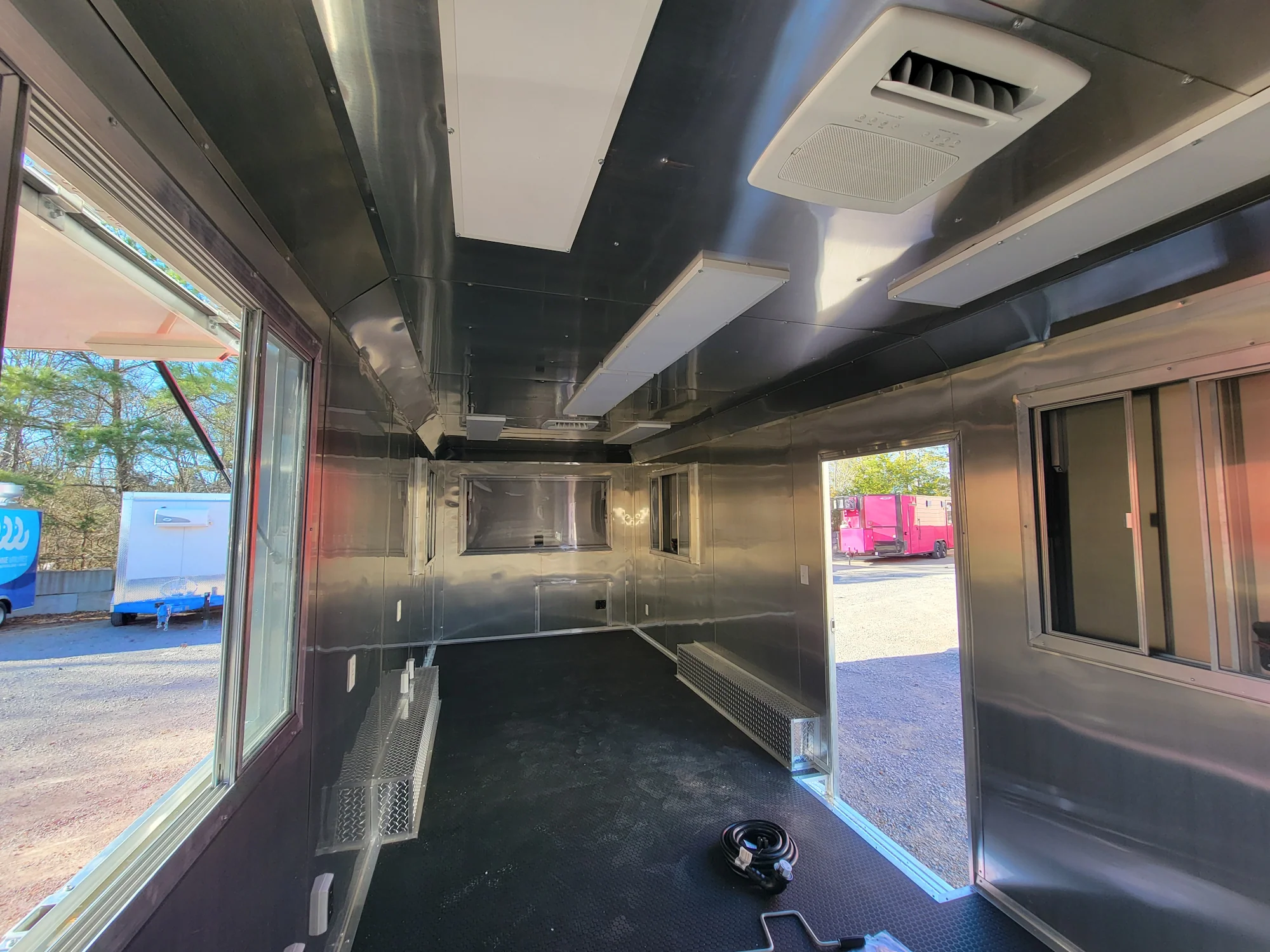 8.5' X 24' Victory Red Oil Rig Operations Concession Trailer - Image 21