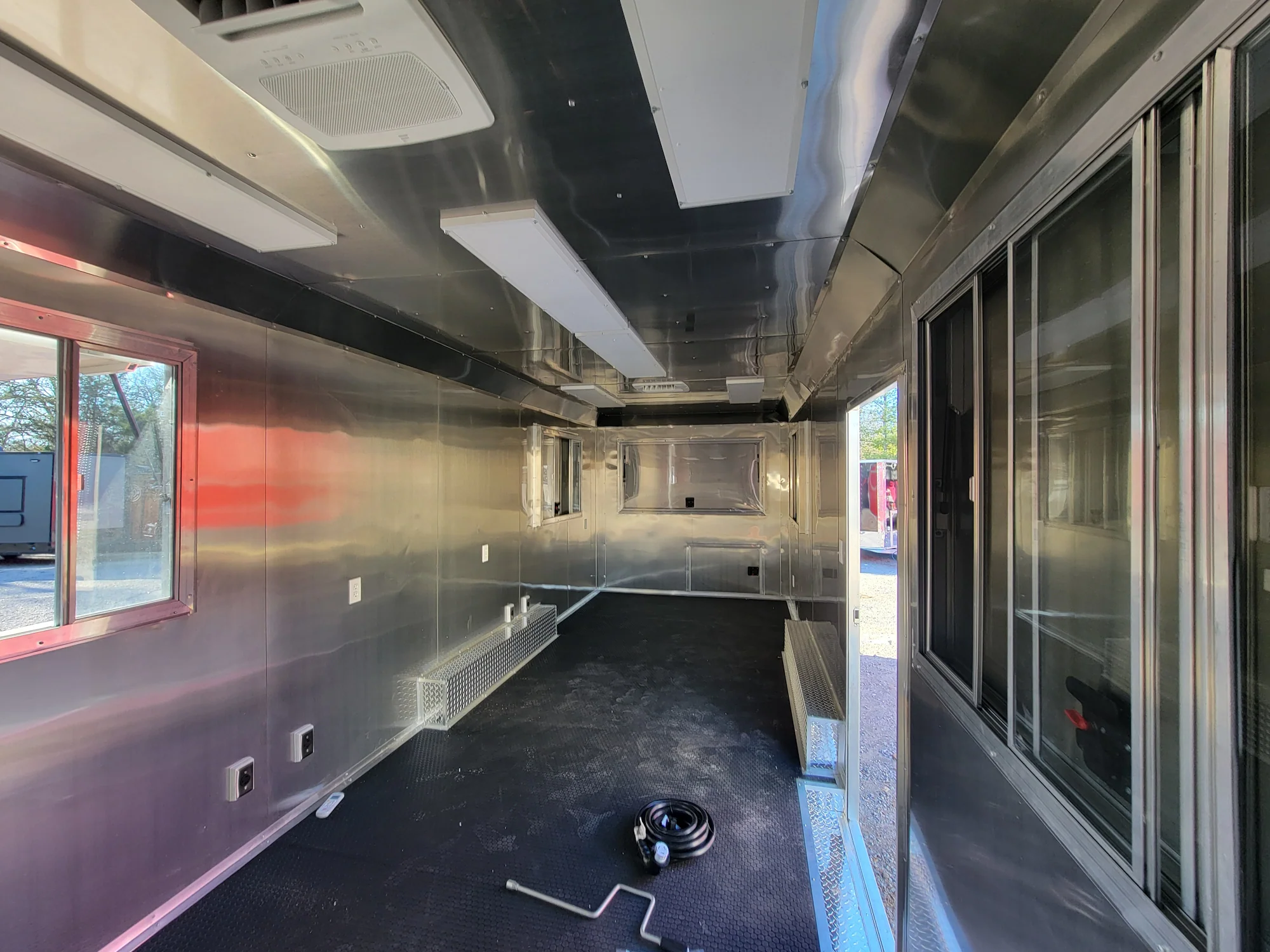 8.5' X 24' Victory Red Oil Rig Operations Concession Trailer - Image 22